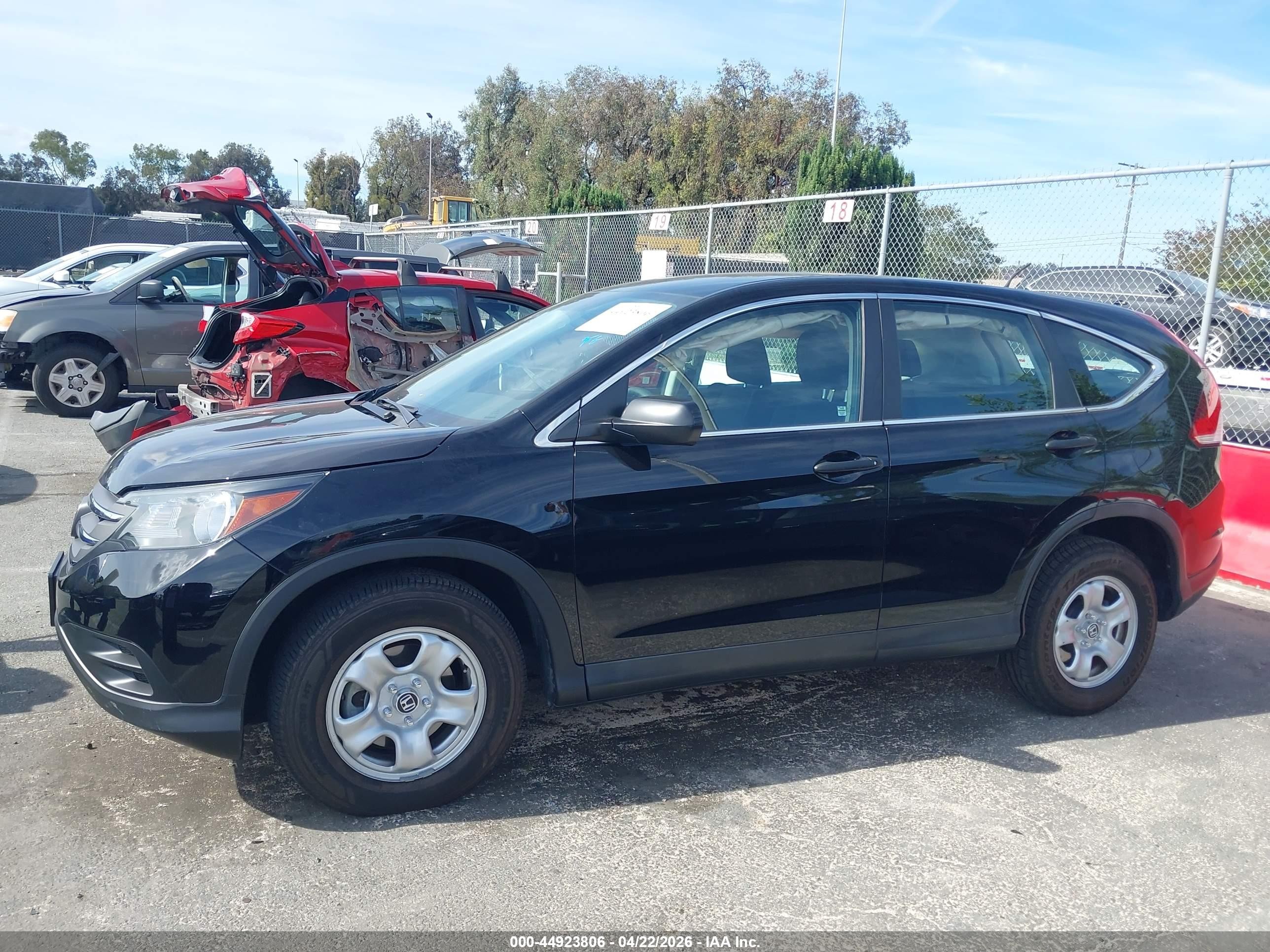 2014 Honda Cr-v Lx Black vin: 3CZRM3H33EG710521