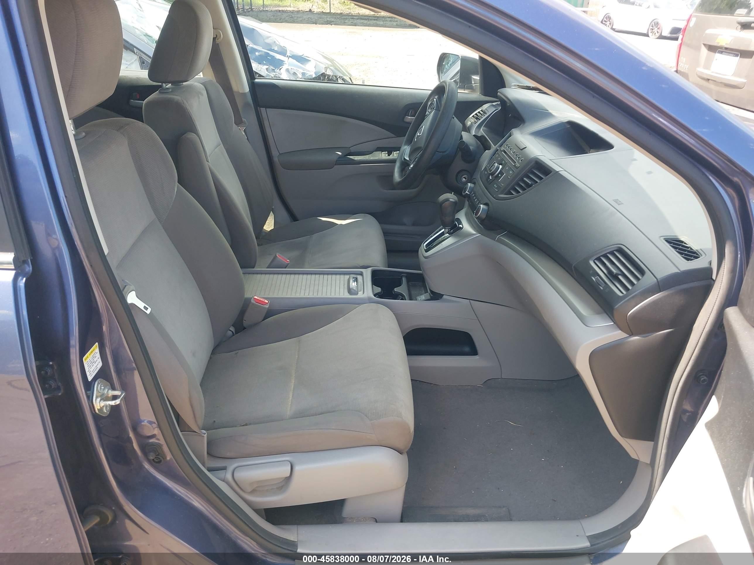 2014 Honda Cr-v Lx Blue vin: 3CZRM3H33EG714276