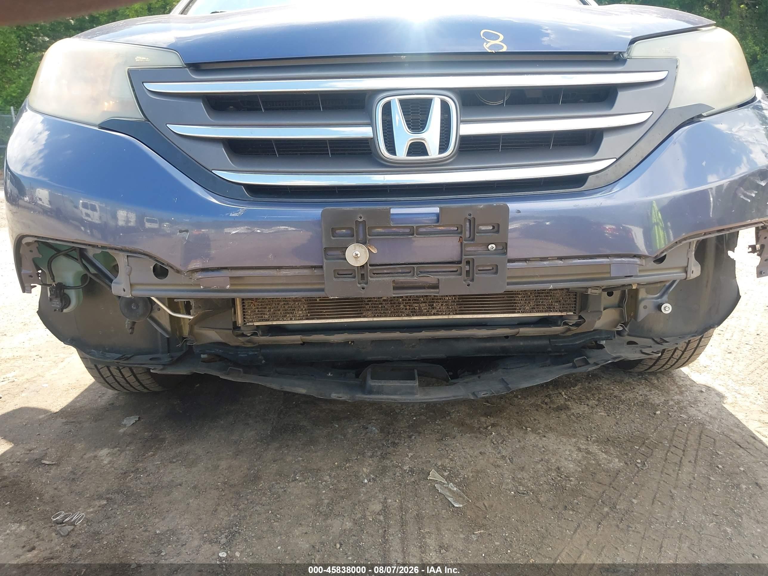 2014 Honda Cr-v Lx Blue vin: 3CZRM3H33EG714276