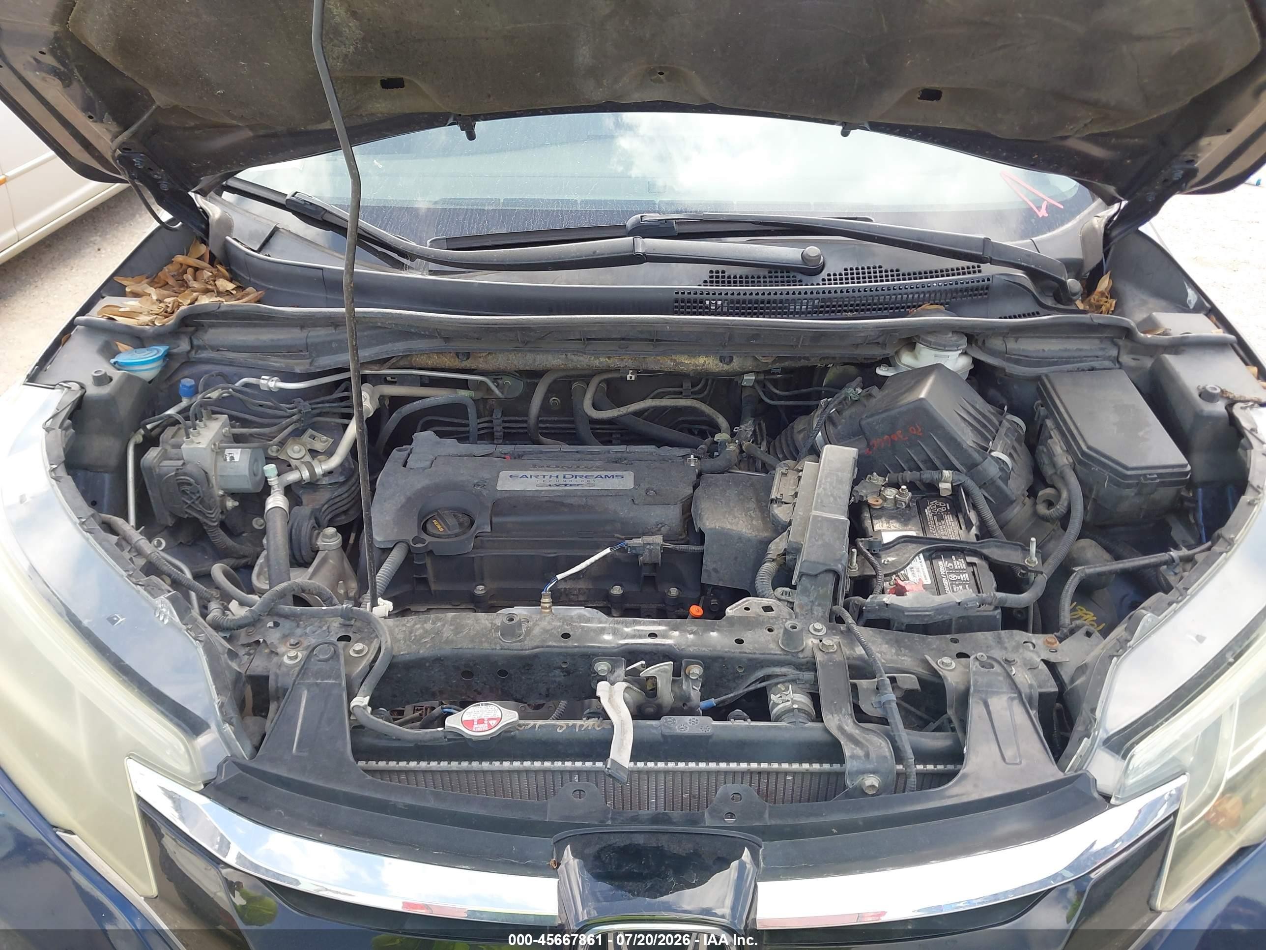 2015 Honda Cr-v Lx Blue vin: 3CZRM3H33FG700427