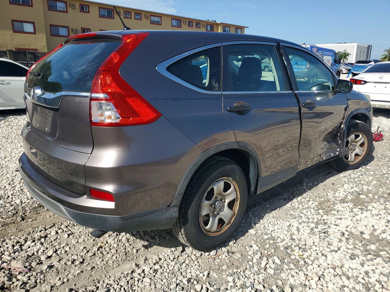 2015 Honda Cr-v Lx Gray vin: 3CZRM3H33FG707748