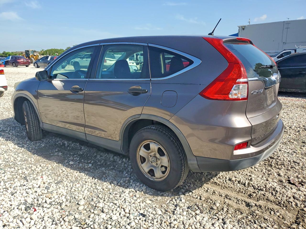2015 Honda Cr-v Lx Gray vin: 3CZRM3H33FG707748