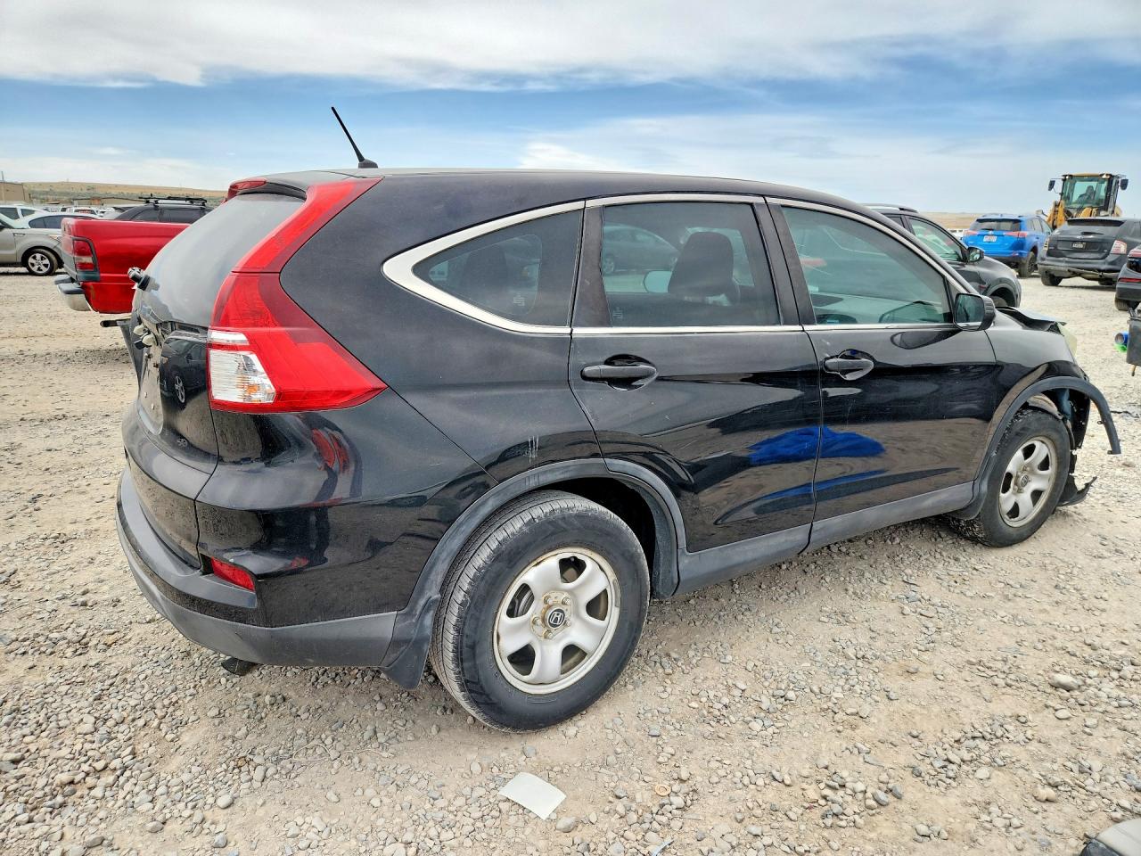 2015 Honda Cr-v Lx Black vin: 3CZRM3H33FG710892