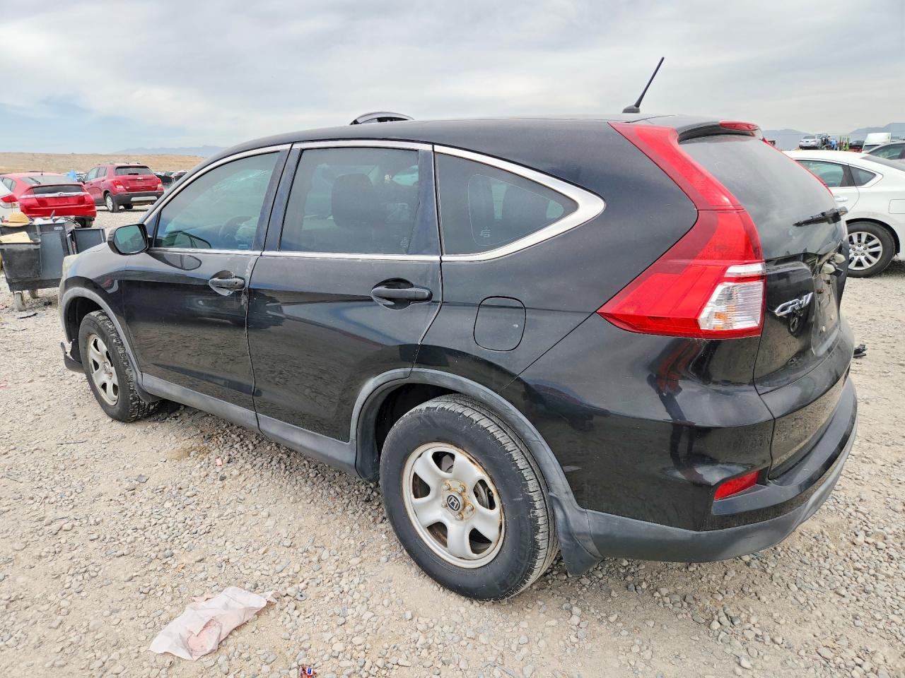 2015 Honda Cr-v Lx Black vin: 3CZRM3H33FG710892