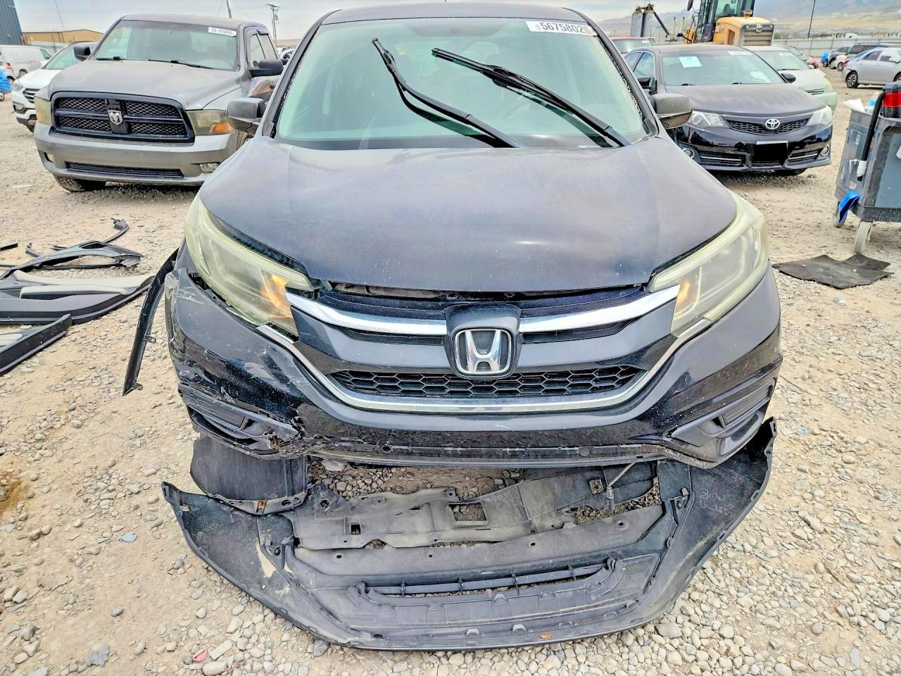 2015 Honda Cr-v Lx Black vin: 3CZRM3H33FG710892