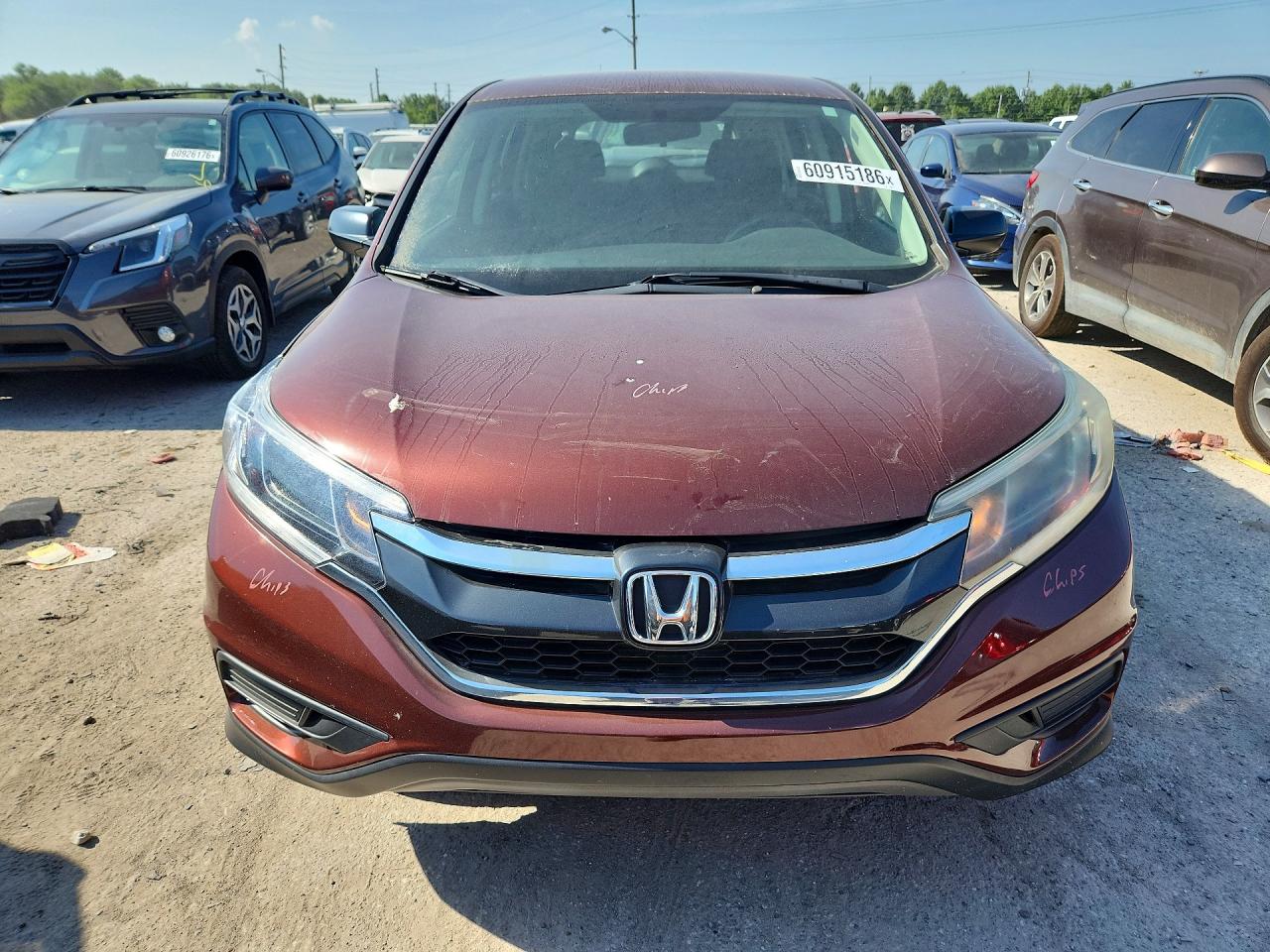 2015 Honda Cr-v Lx Бордовый vin: 3CZRM3H33FG716207