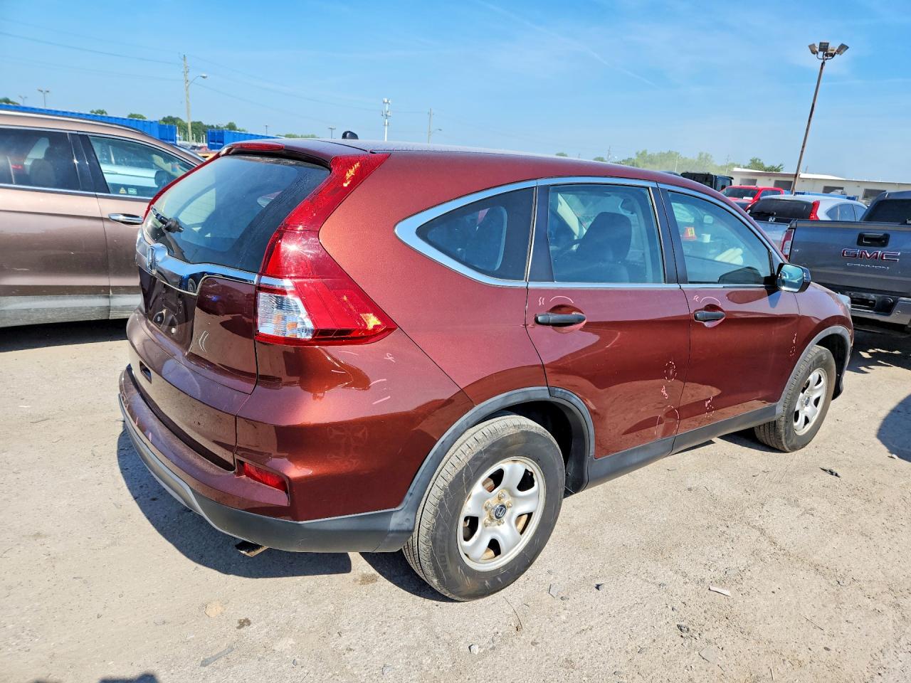 2015 Honda Cr-v Lx Бордовый vin: 3CZRM3H33FG716207