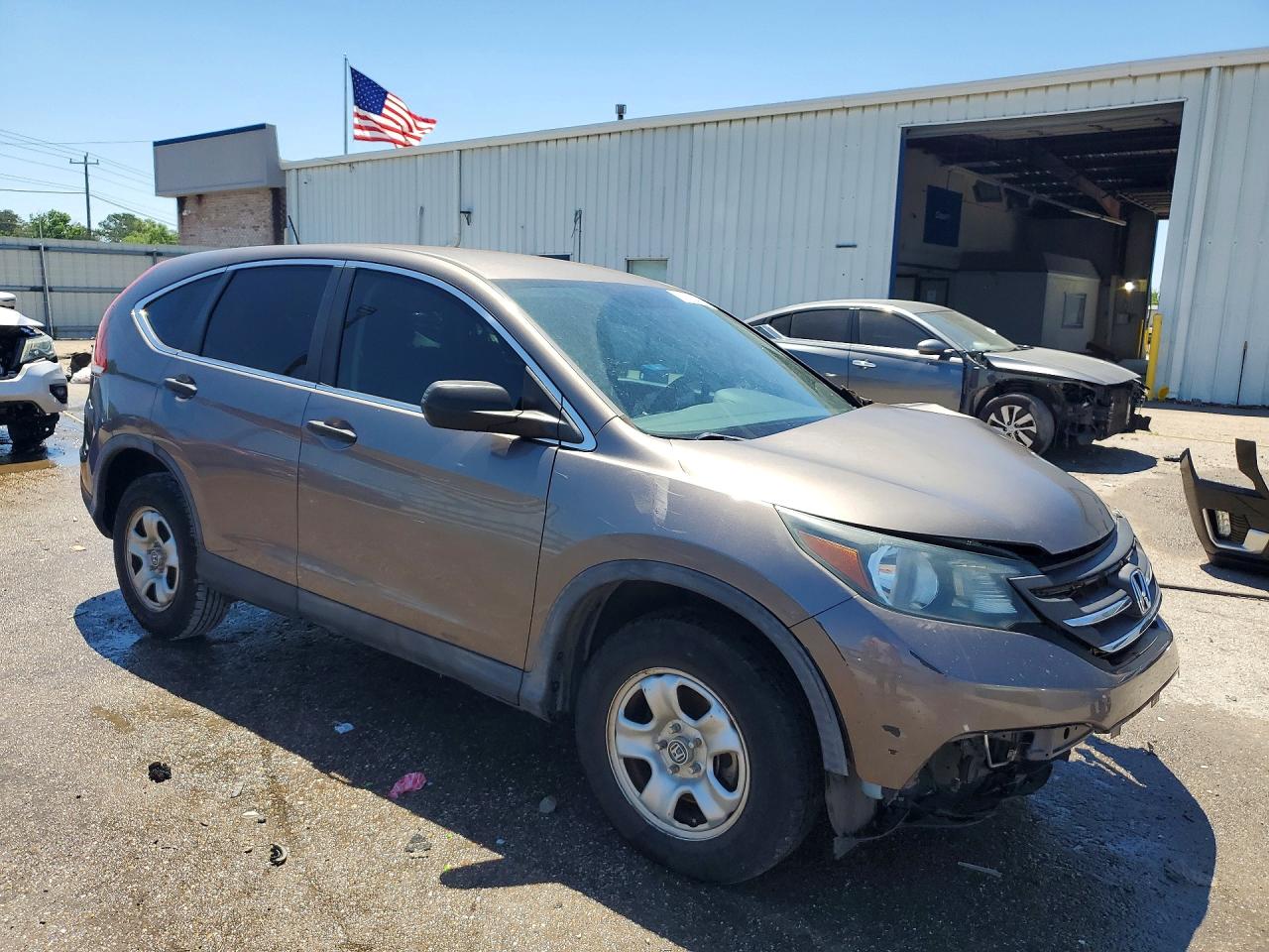 2013 Honda Cr-v Lx Brown vin: 3CZRM3H34DG703236