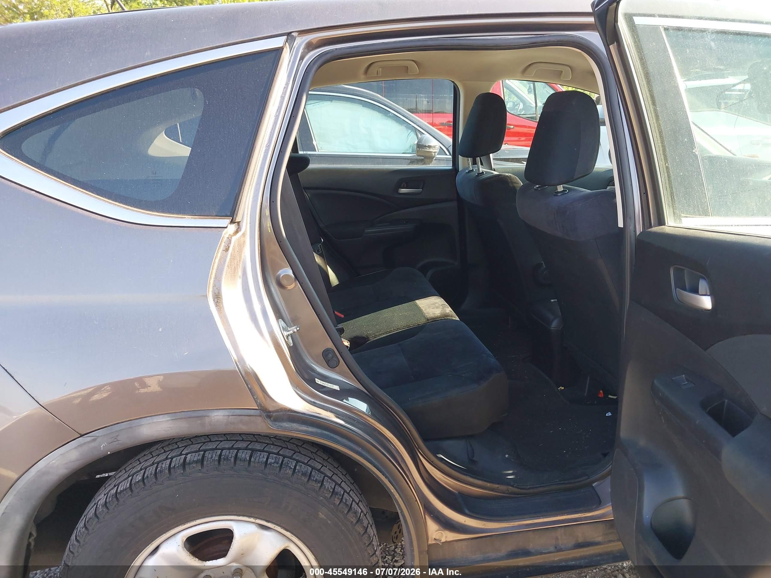 2013 Honda Cr-v Lx Gray vin: 3CZRM3H34DG705245