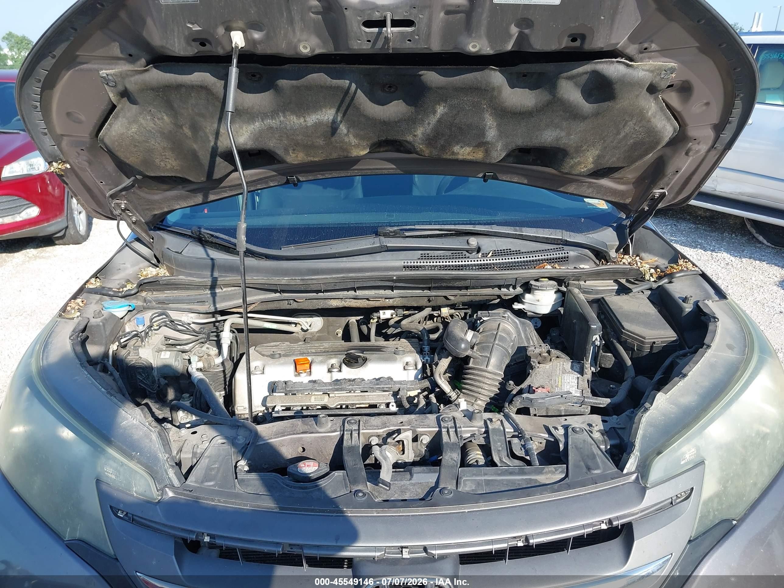 2013 Honda Cr-v Lx Gray vin: 3CZRM3H34DG705245