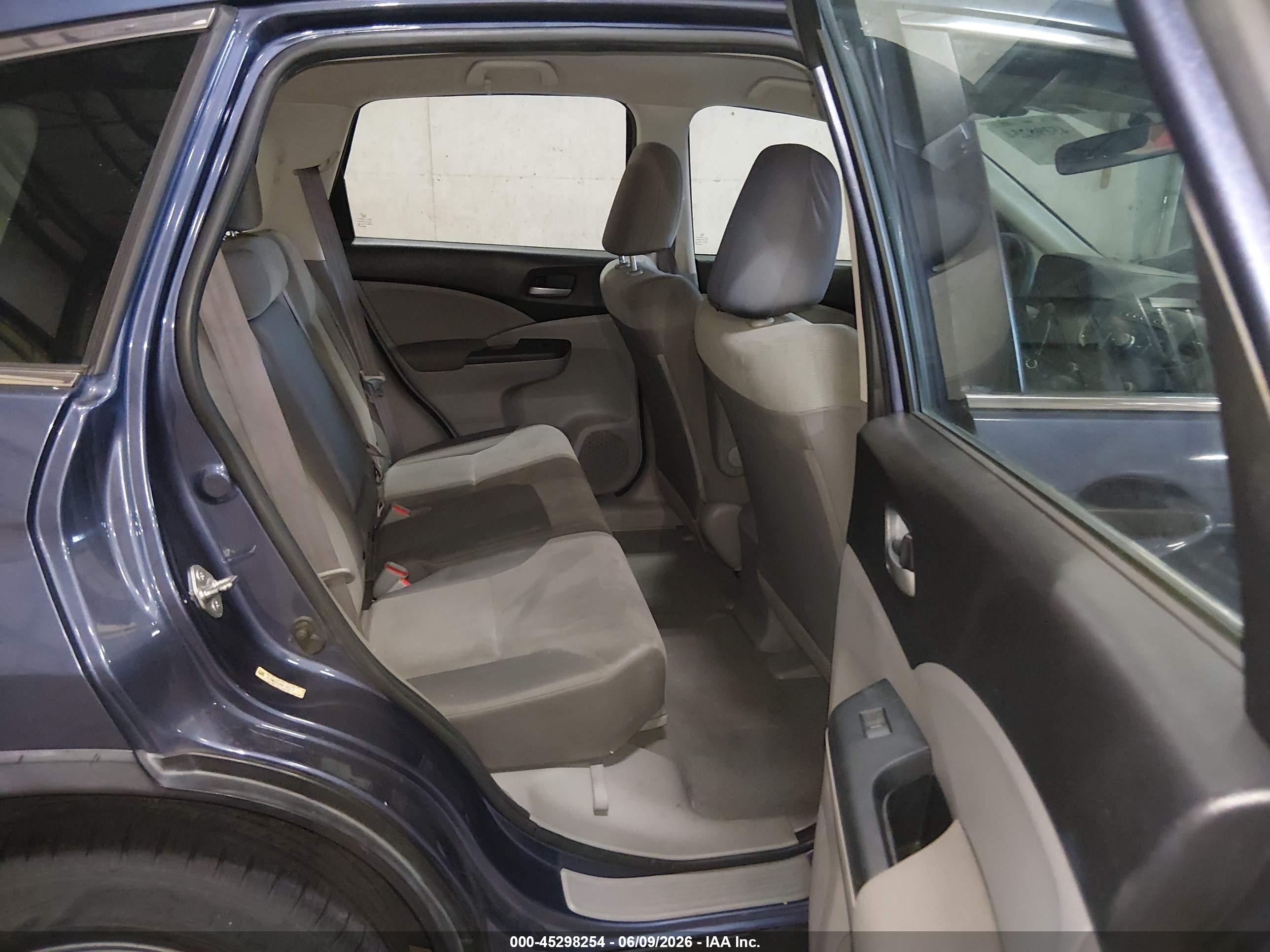 2013 Honda Cr-v Lx Blue vin: 3CZRM3H34DG706377