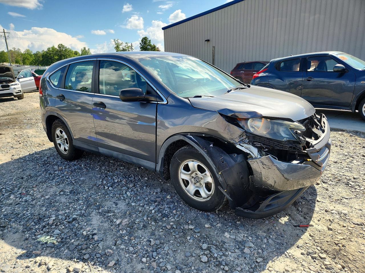 2013 Honda Cr-v Lx Gray vin: 3CZRM3H34DG707626
