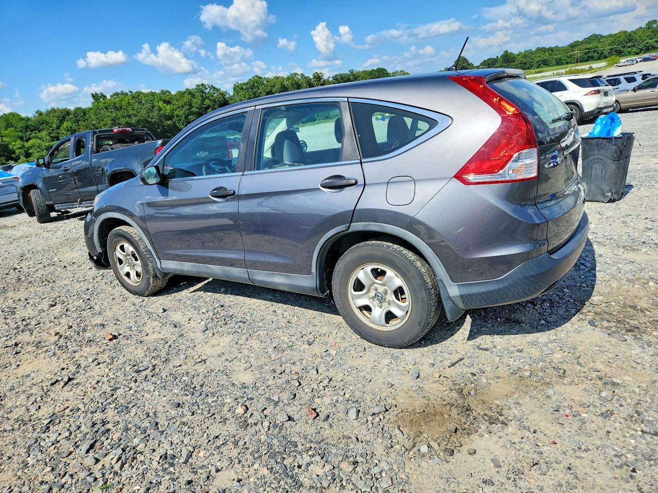 2013 Honda Cr-v Lx Gray vin: 3CZRM3H34DG707626