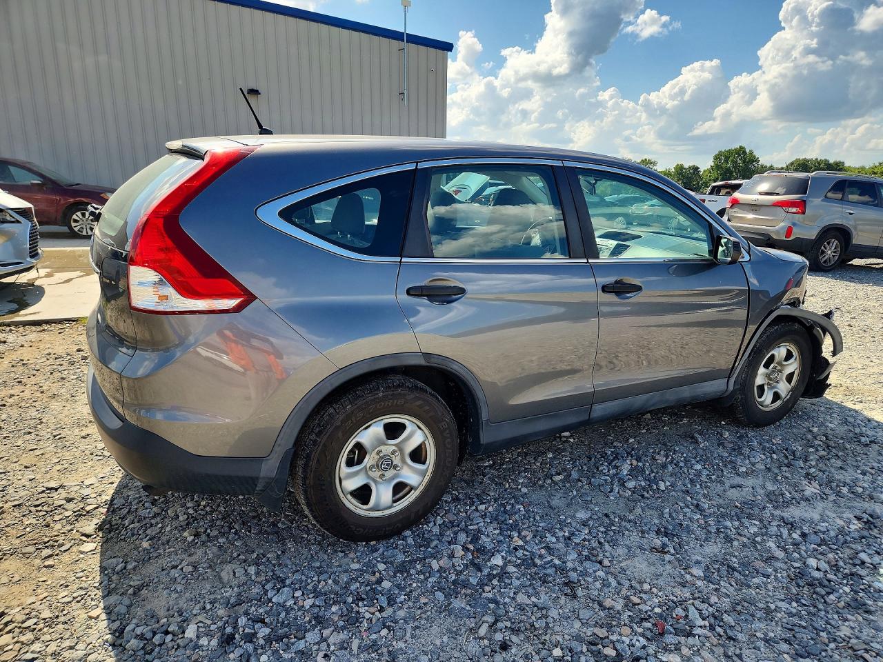 2013 Honda Cr-v Lx Gray vin: 3CZRM3H34DG707626