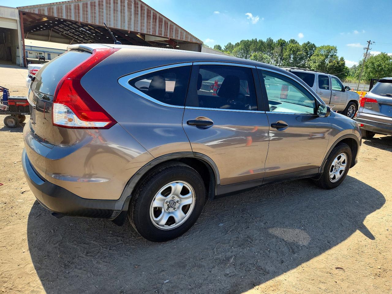 2013 Honda Cr-v Lx Gray vin: 3CZRM3H34DG710784
