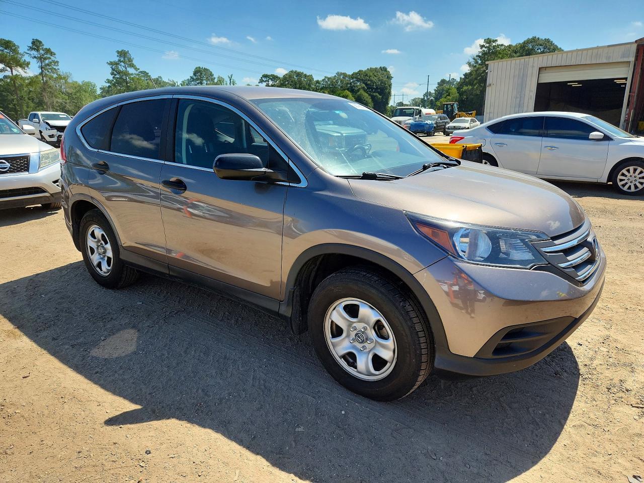 2013 Honda Cr-v Lx Gray vin: 3CZRM3H34DG710784