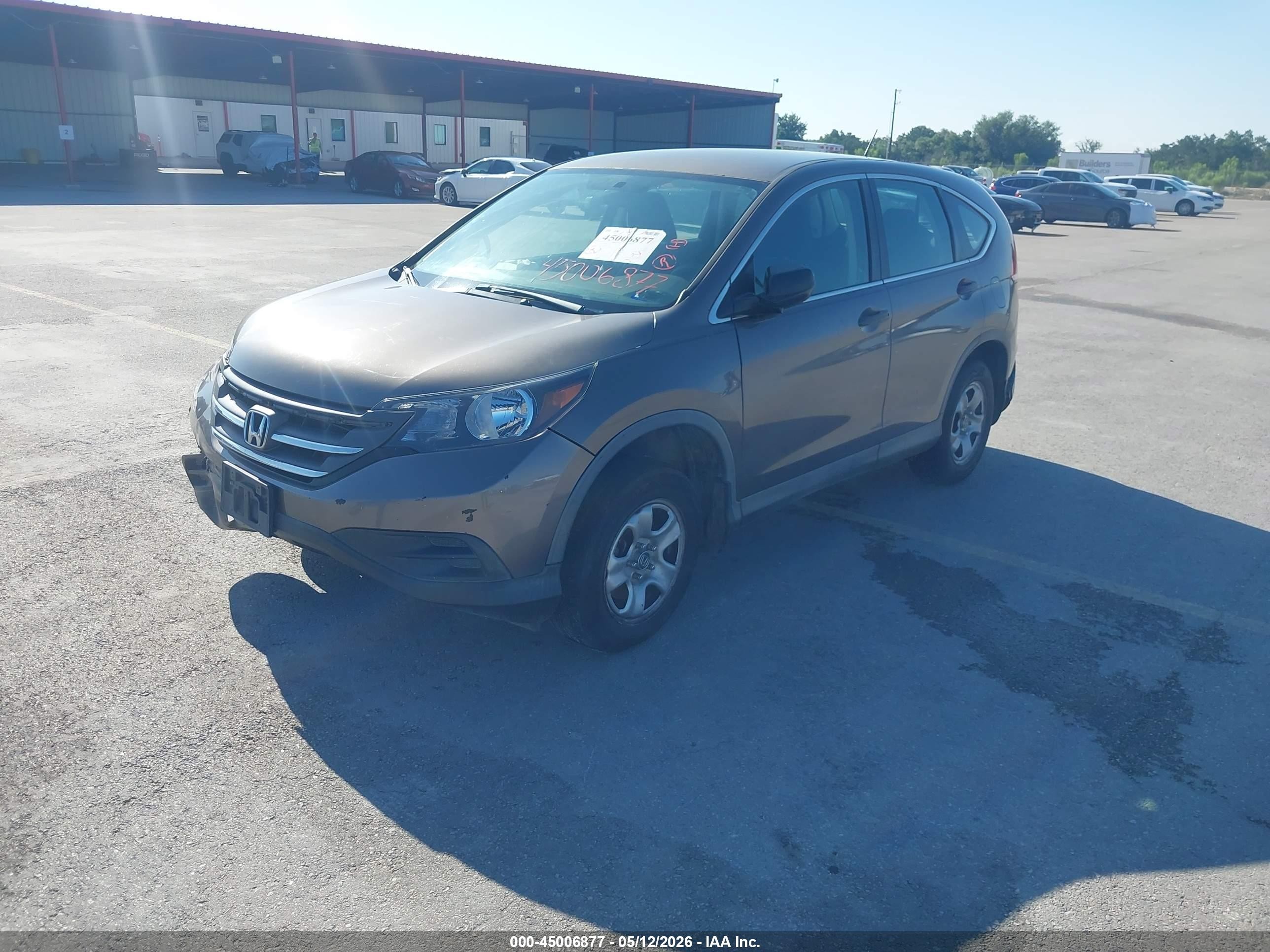 2013 Honda Cr-v Lx Beige vin: 3CZRM3H34DG712650