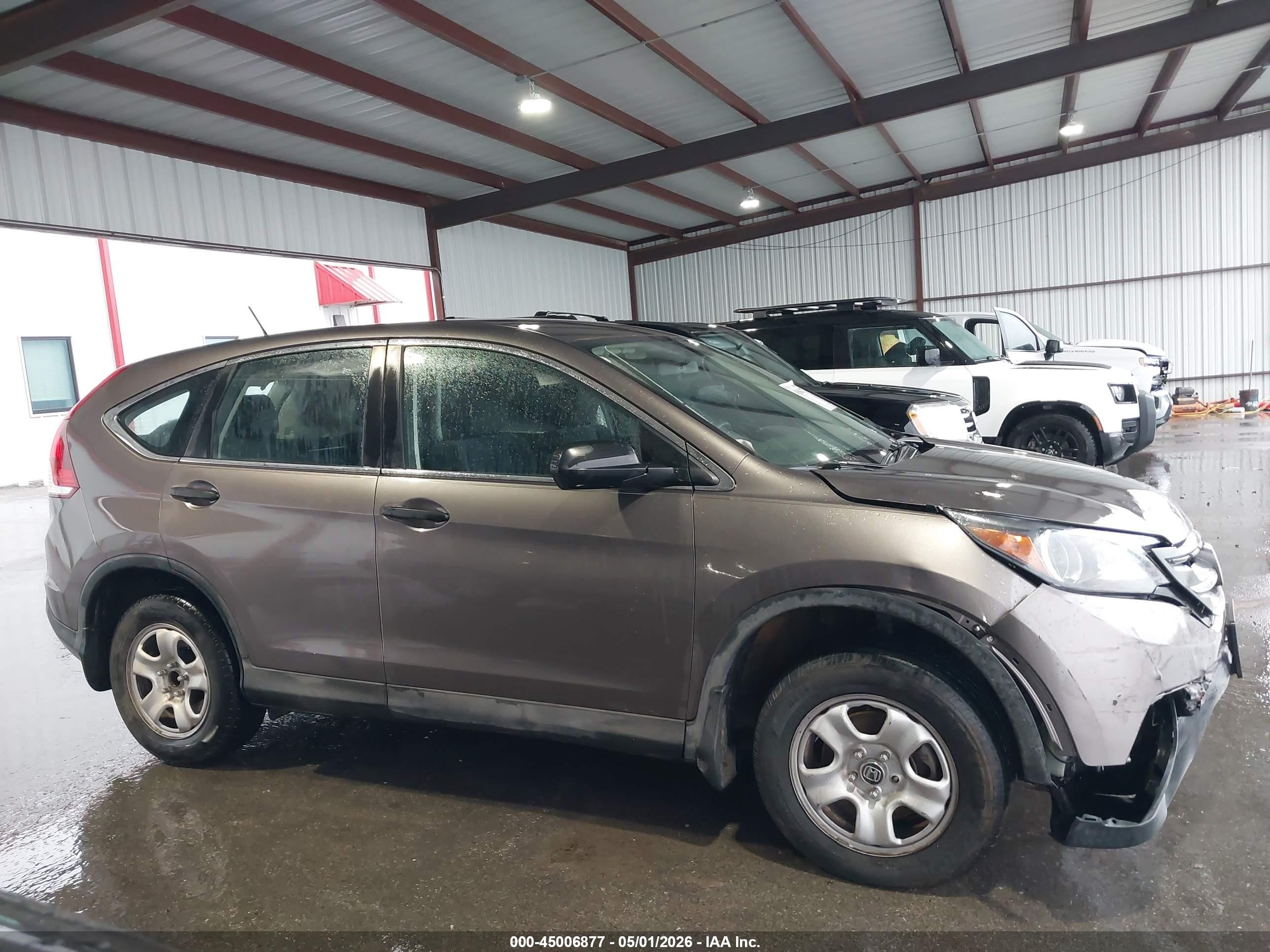 2013 Honda Cr-v Lx Beige vin: 3CZRM3H34DG712650