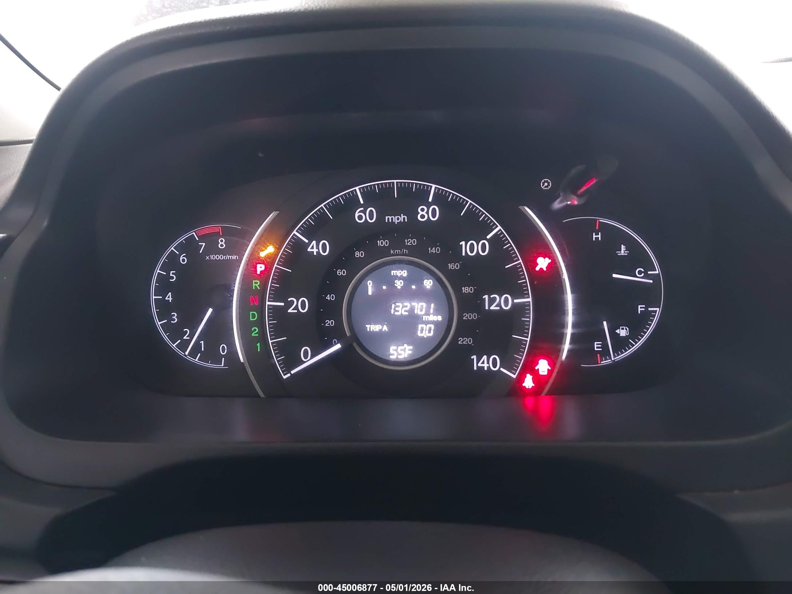 2013 Honda Cr-v Lx Beige vin: 3CZRM3H34DG712650