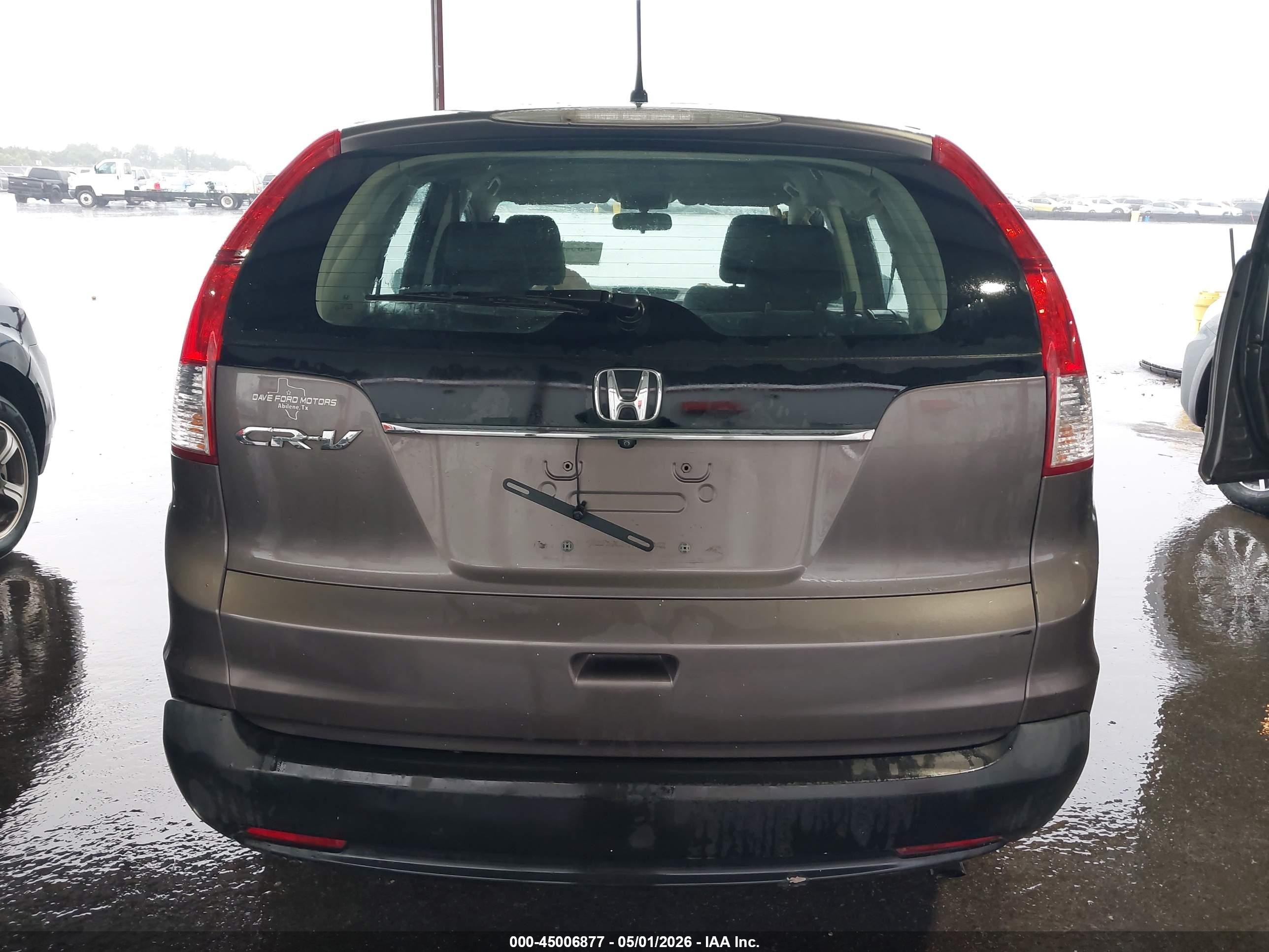2013 Honda Cr-v Lx Beige vin: 3CZRM3H34DG712650