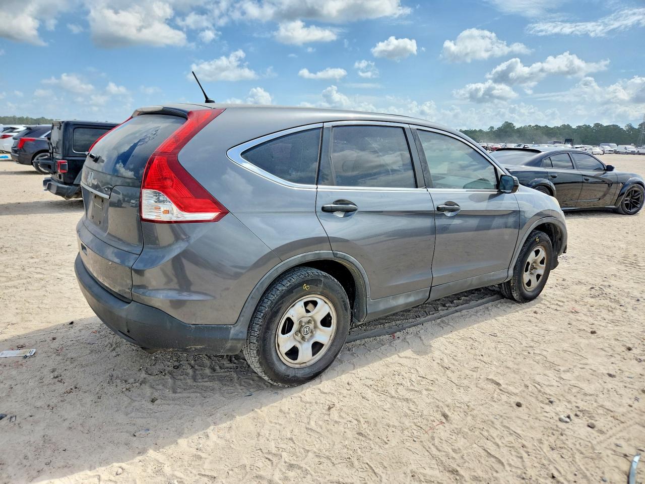2014 Honda Cr-v Lx Gray vin: 3CZRM3H34EG706557