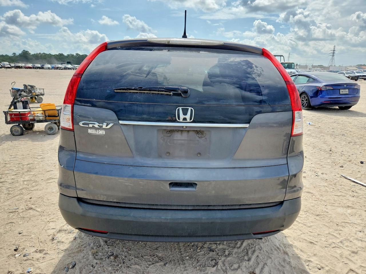2014 Honda Cr-v Lx Gray vin: 3CZRM3H34EG706557