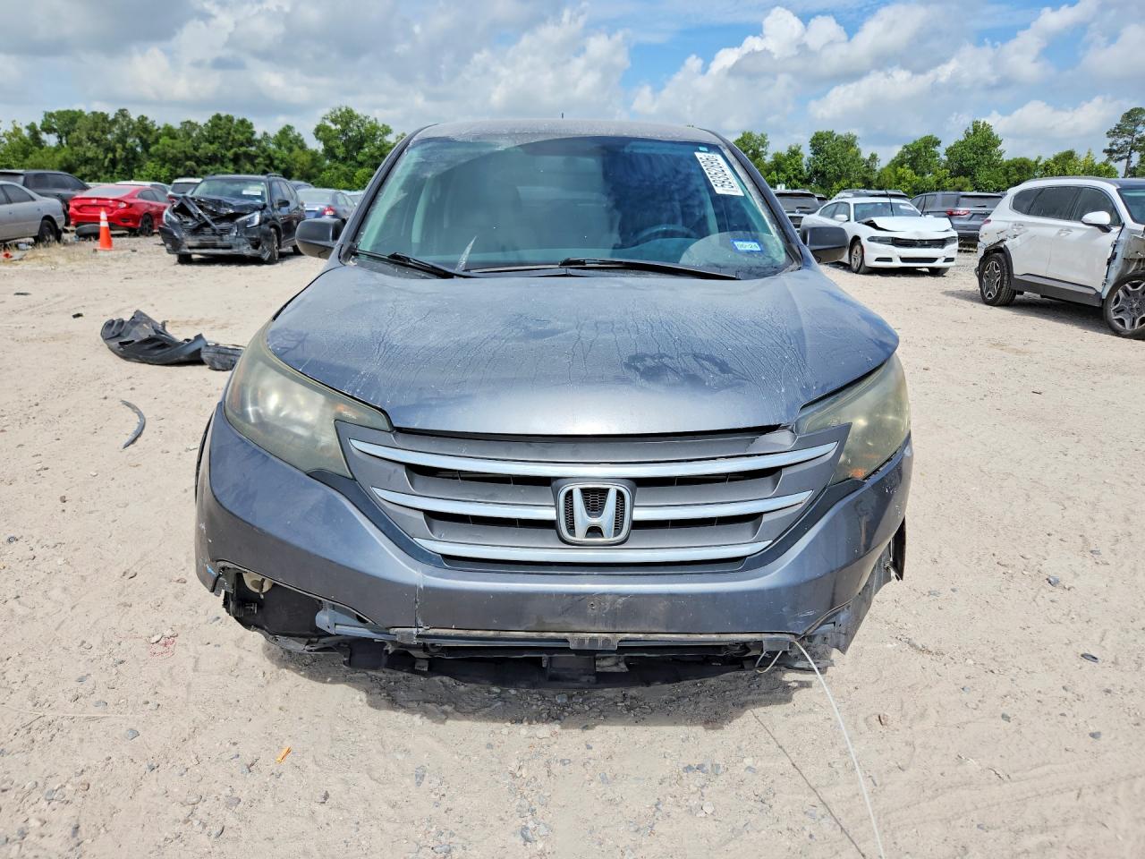 2014 Honda Cr-v Lx Gray vin: 3CZRM3H34EG706557