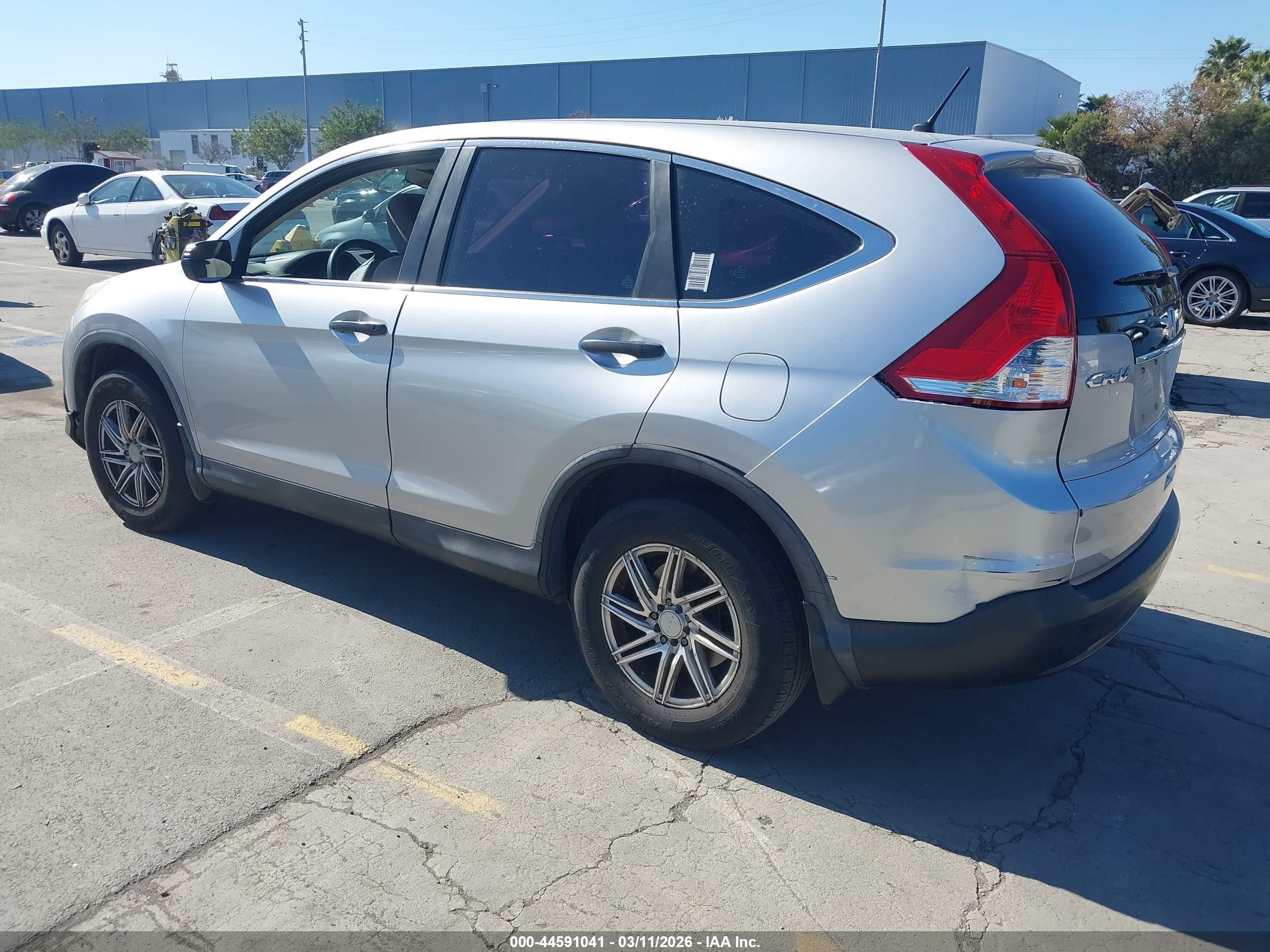 2014 Honda Cr-v Lx Silver vin: 3CZRM3H34EG707434