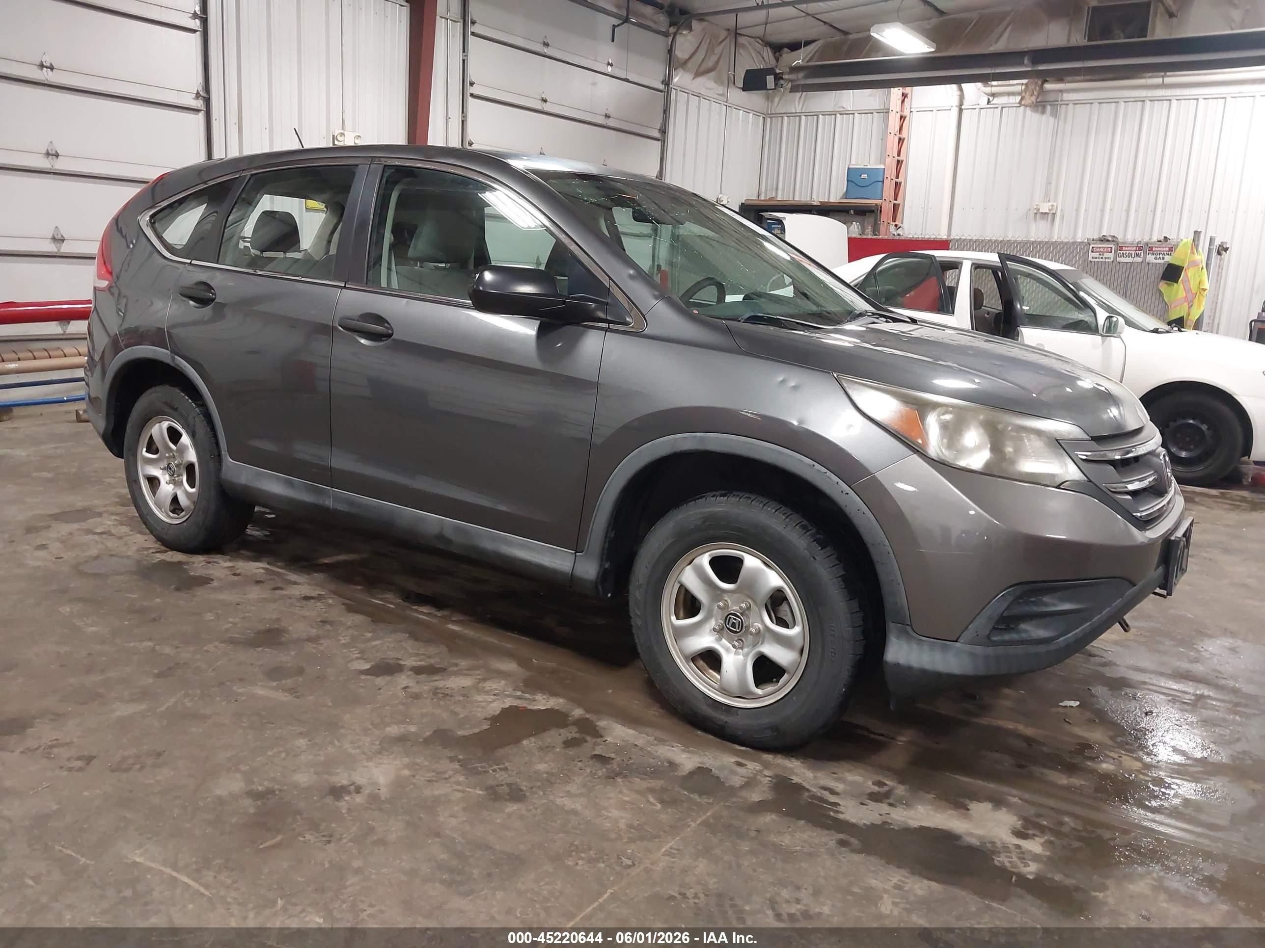 2014 Honda Cr-v Lx Gray vin: 3CZRM3H34EG708860