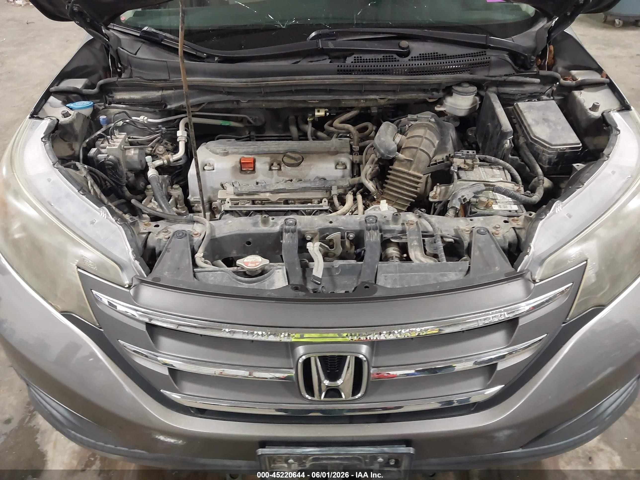 2014 Honda Cr-v Lx Gray vin: 3CZRM3H34EG708860
