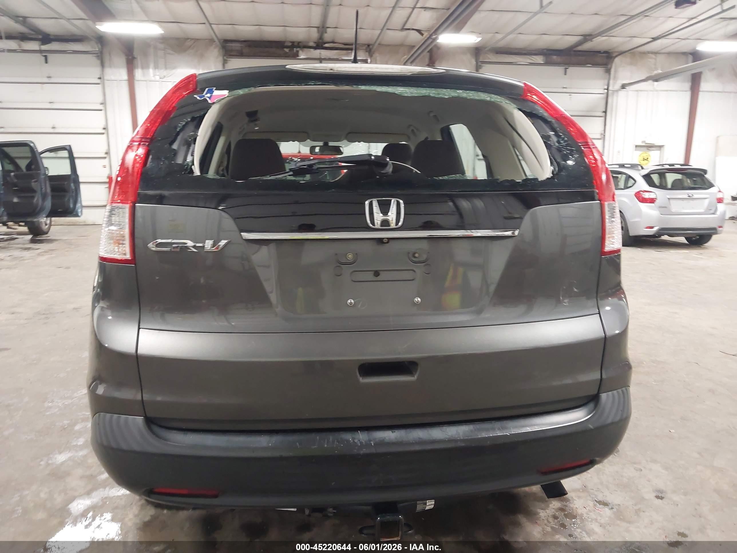 2014 Honda Cr-v Lx Gray vin: 3CZRM3H34EG708860