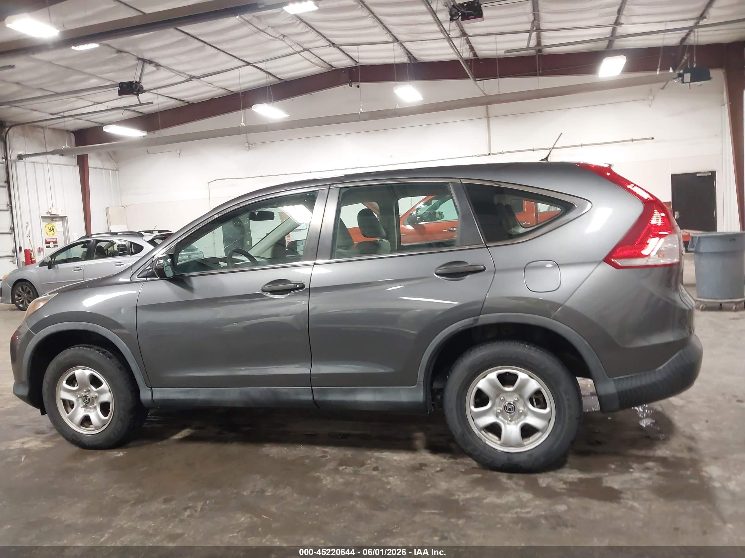 2014 Honda Cr-v Lx Gray vin: 3CZRM3H34EG708860