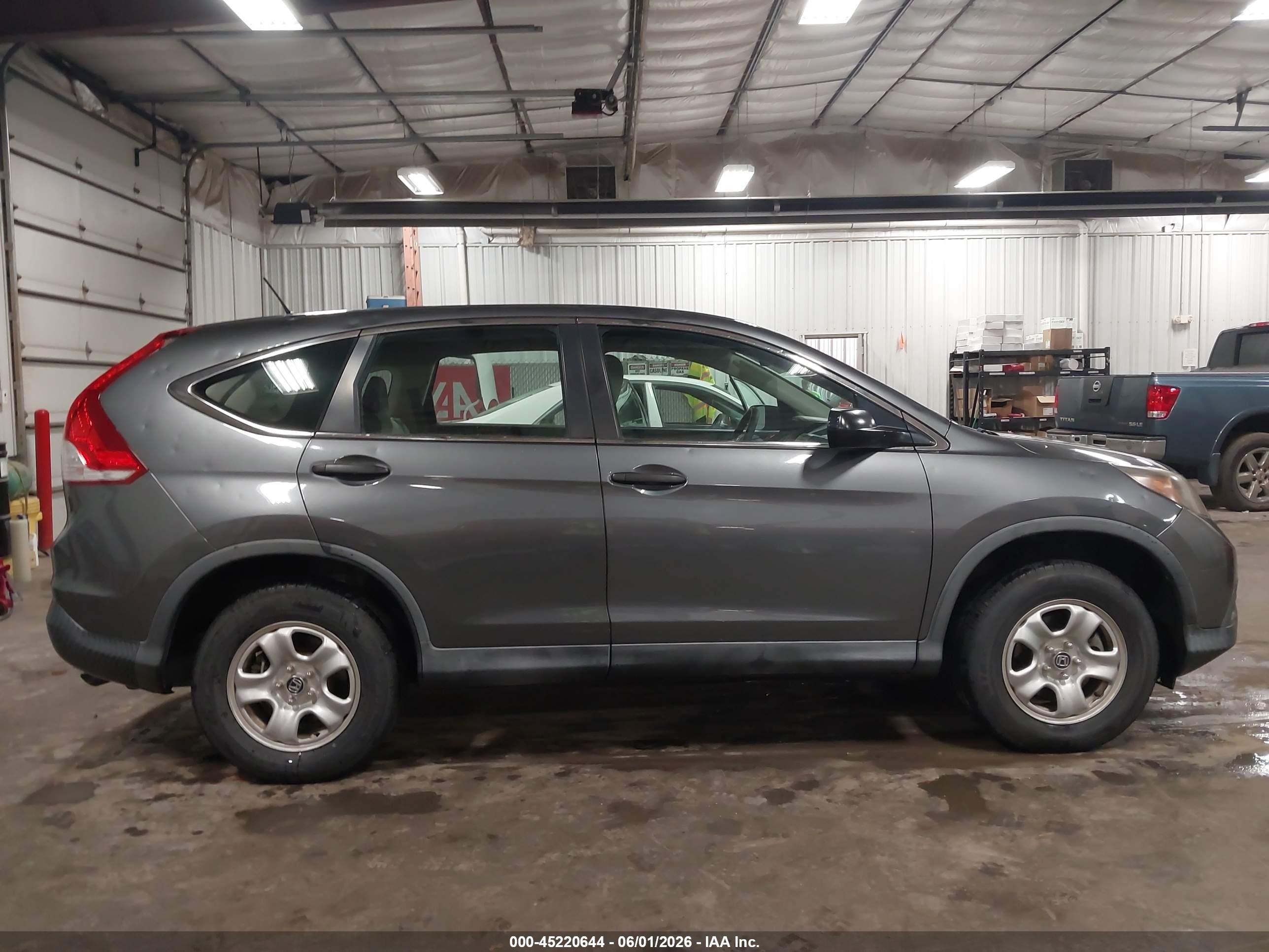2014 Honda Cr-v Lx Gray vin: 3CZRM3H34EG708860