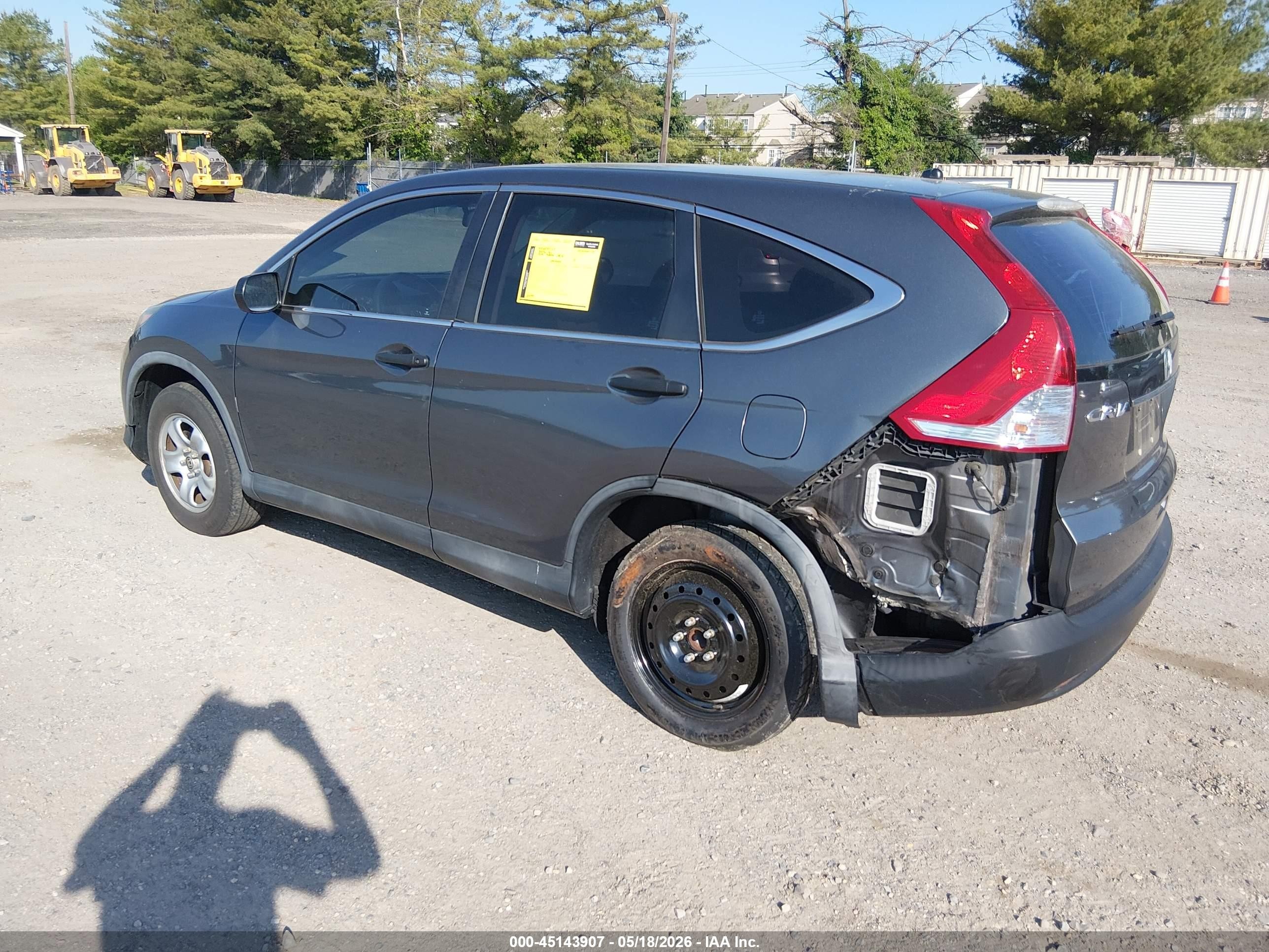 2014 Honda Cr-v Lx Серый vin: 3CZRM3H34EG708986
