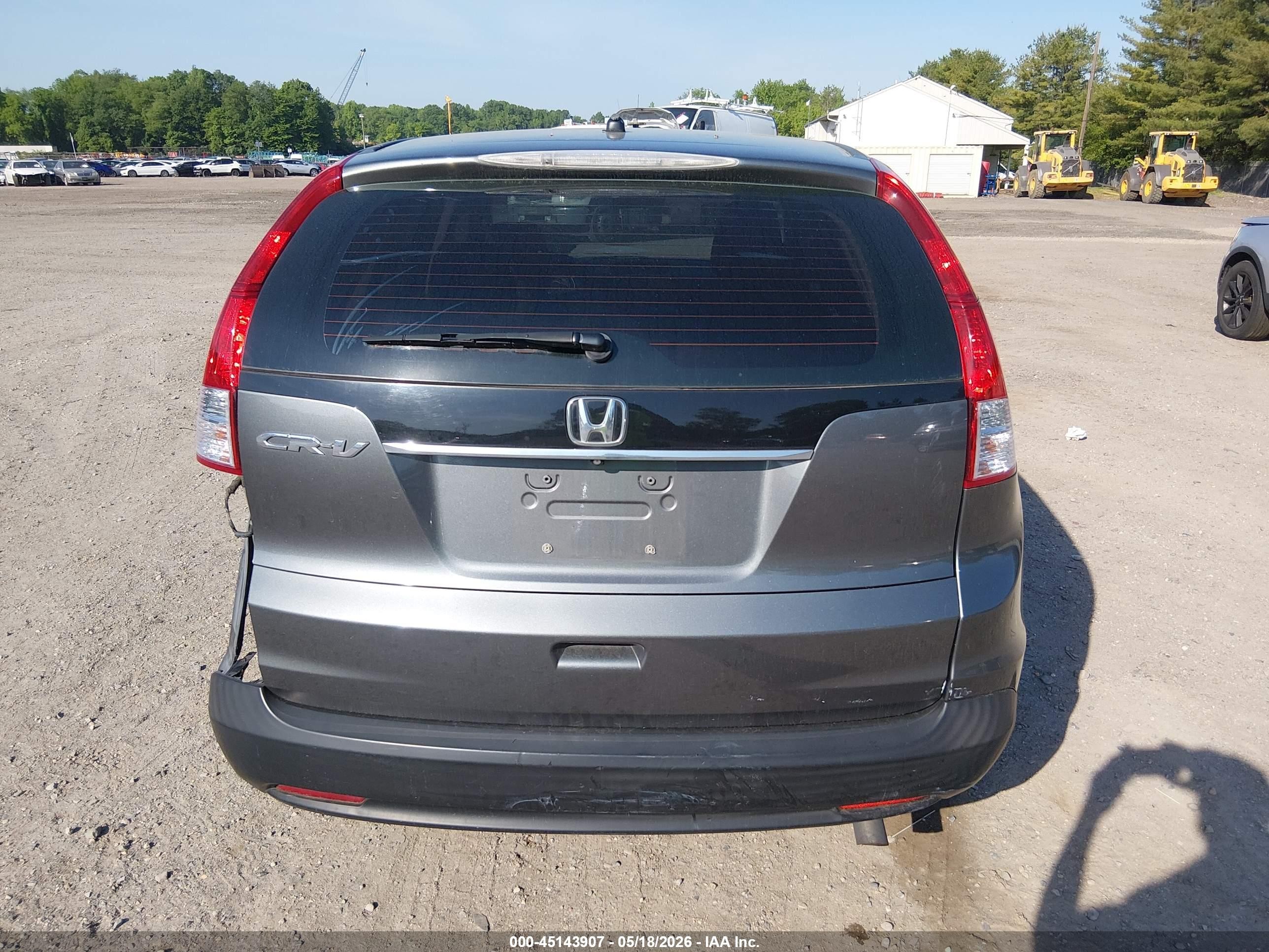 2014 Honda Cr-v Lx Серый vin: 3CZRM3H34EG708986