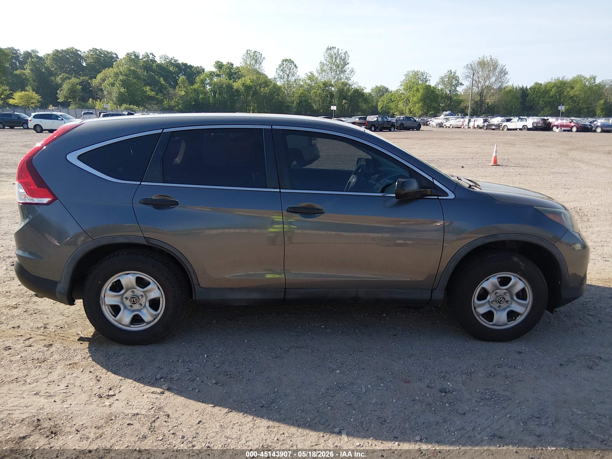 2014 Honda Cr-v Lx Серый vin: 3CZRM3H34EG708986