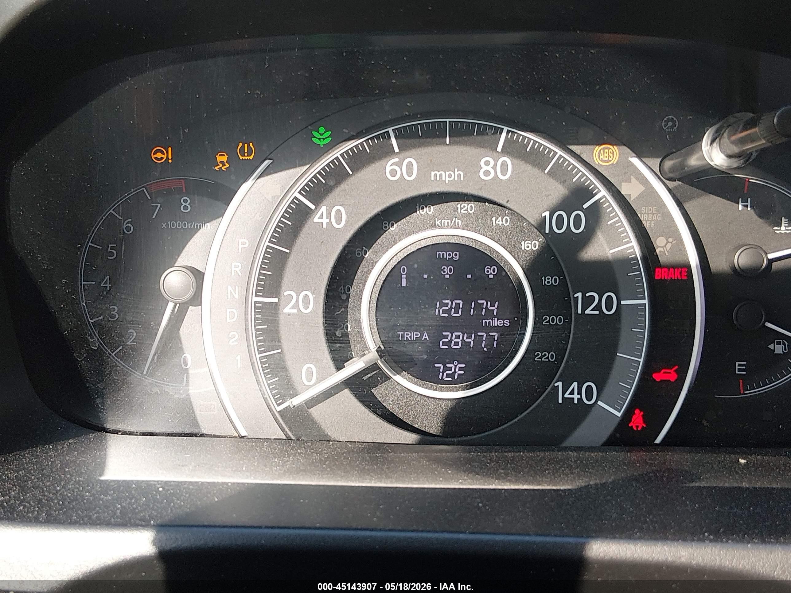 2014 Honda Cr-v Lx Серый vin: 3CZRM3H34EG708986