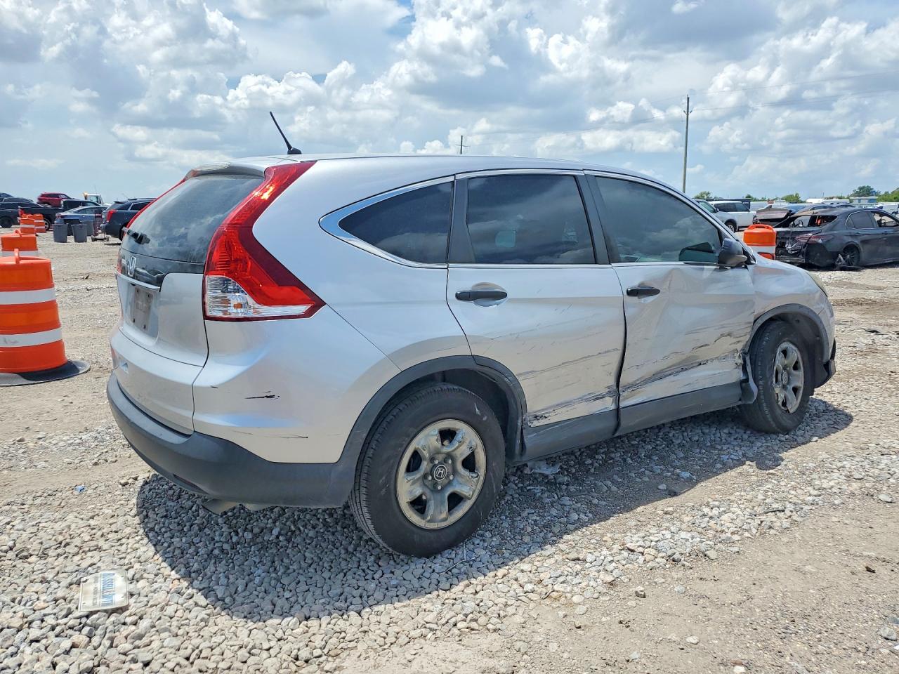 2014 Honda Cr-v Lx Silver vin: 3CZRM3H34EG712133