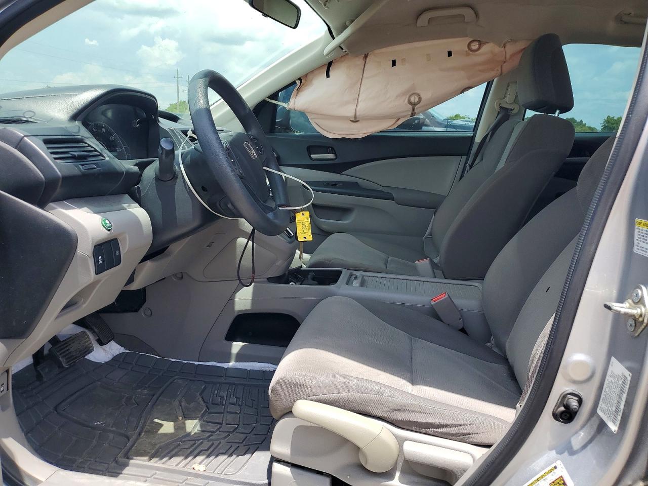 2014 Honda Cr-v Lx Silver vin: 3CZRM3H34EG712133