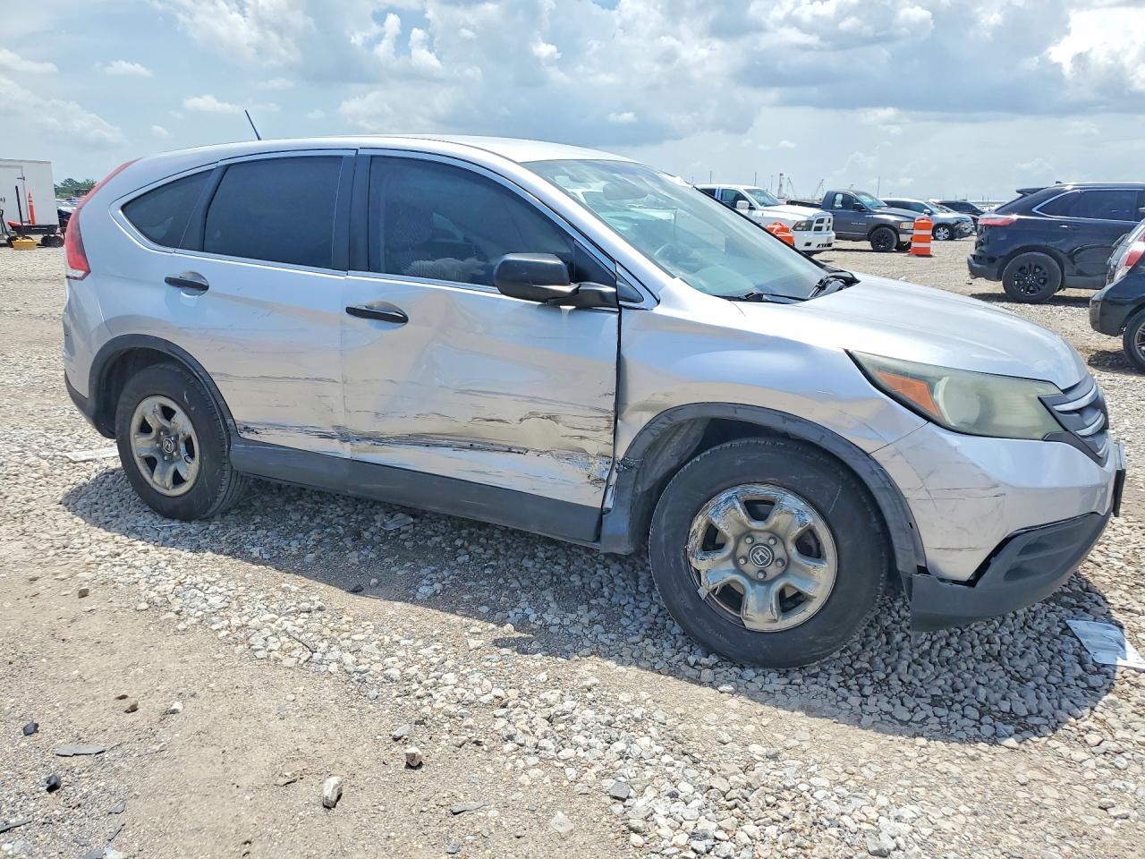 2014 Honda Cr-v Lx Silver vin: 3CZRM3H34EG712133