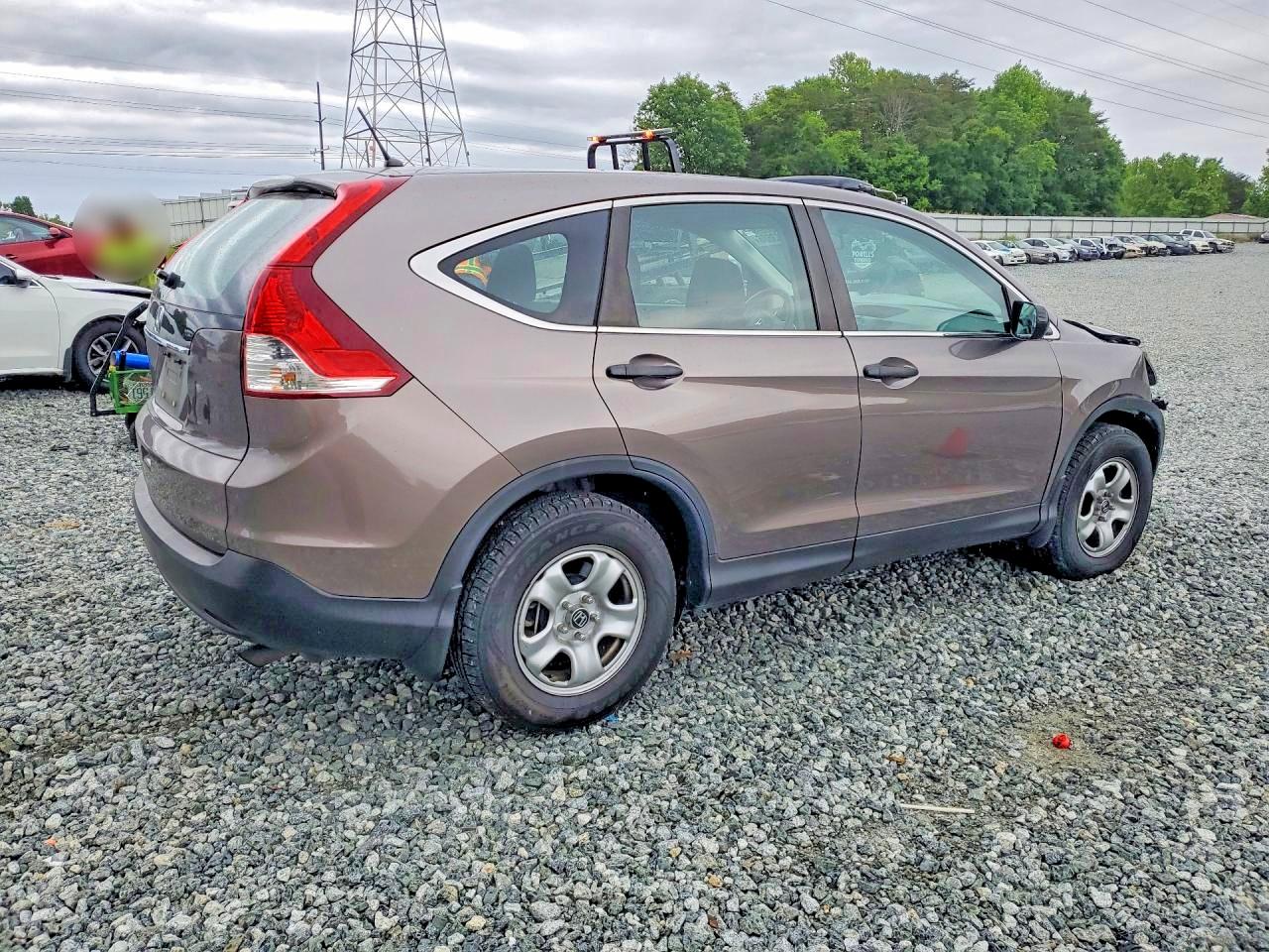 2014 Honda Cr-v Lx Brown vin: 3CZRM3H34EG716215