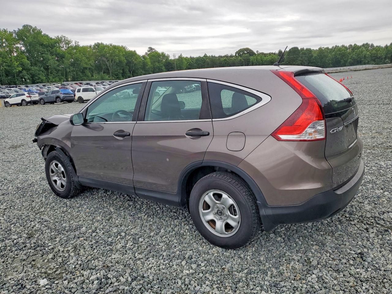 2014 Honda Cr-v Lx Brown vin: 3CZRM3H34EG716215
