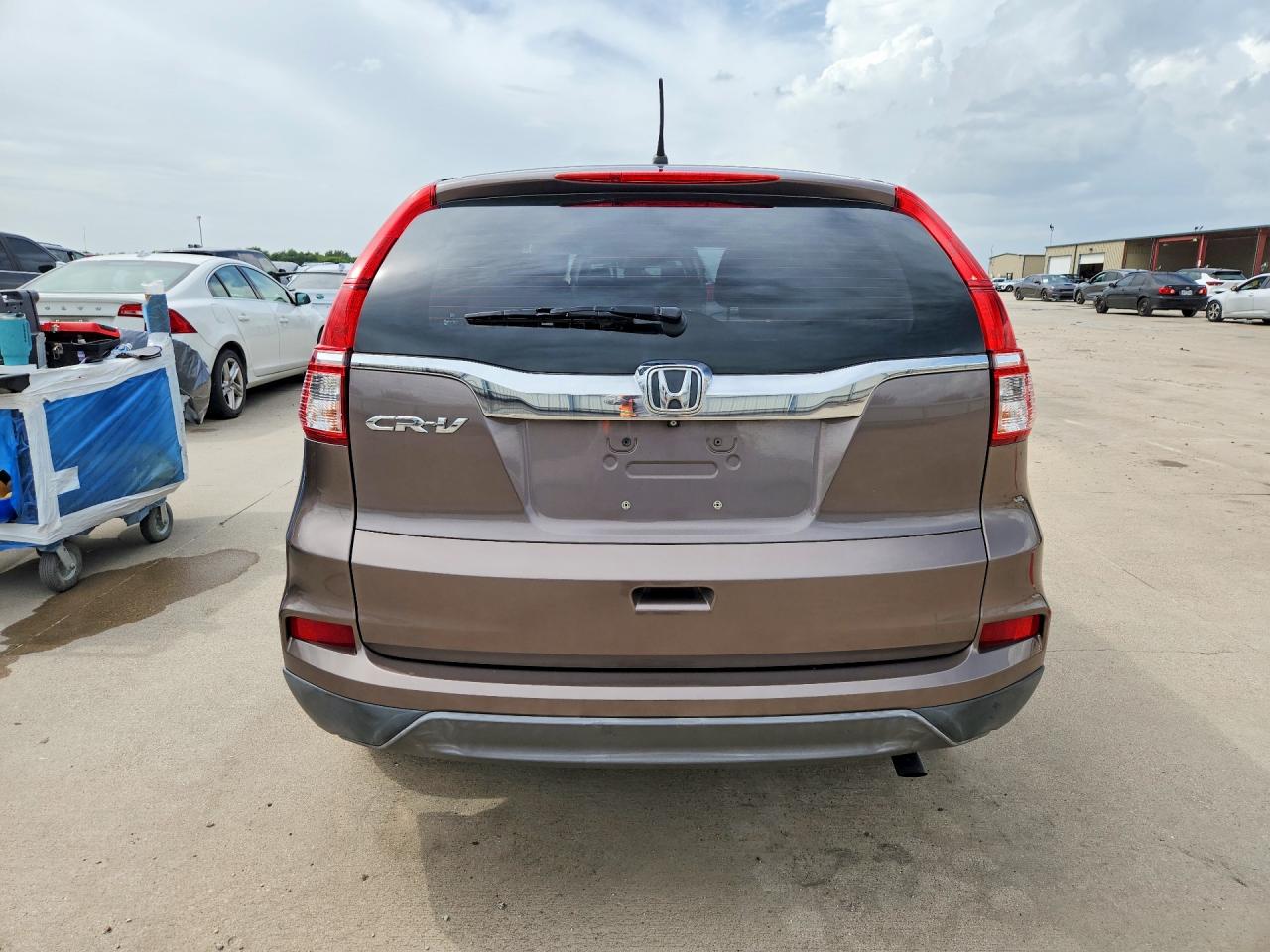 2015 Honda Cr-v Lx Brown vin: 3CZRM3H34FG700047