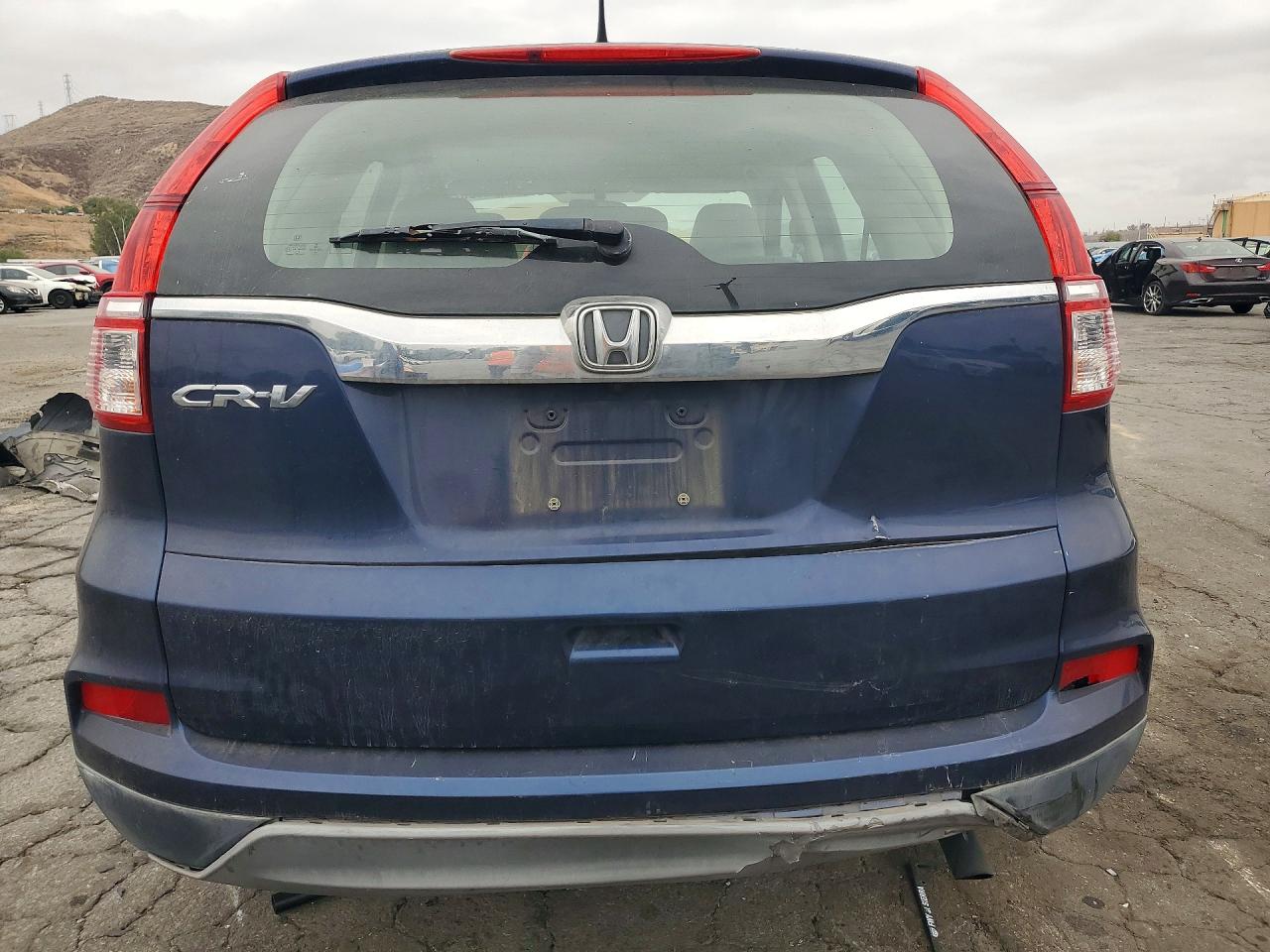 2015 Honda Cr-v Lx Blue vin: 3CZRM3H34FG713526