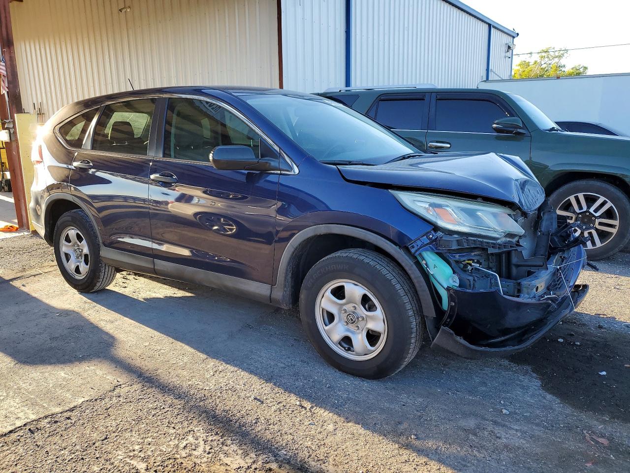 2015 Honda Cr-v Lx Blue vin: 3CZRM3H34FG716880