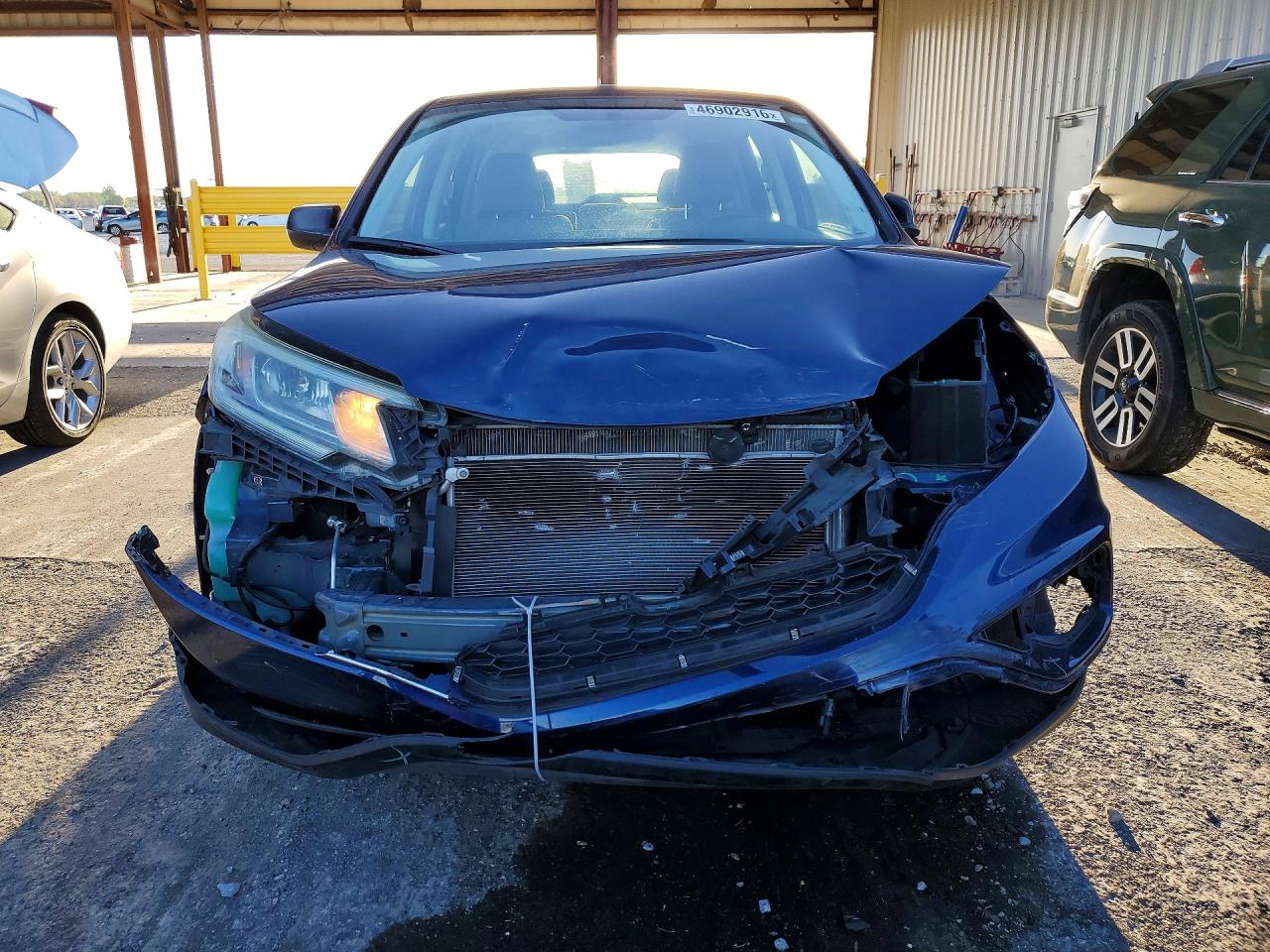 2015 Honda Cr-v Lx Blue vin: 3CZRM3H34FG716880