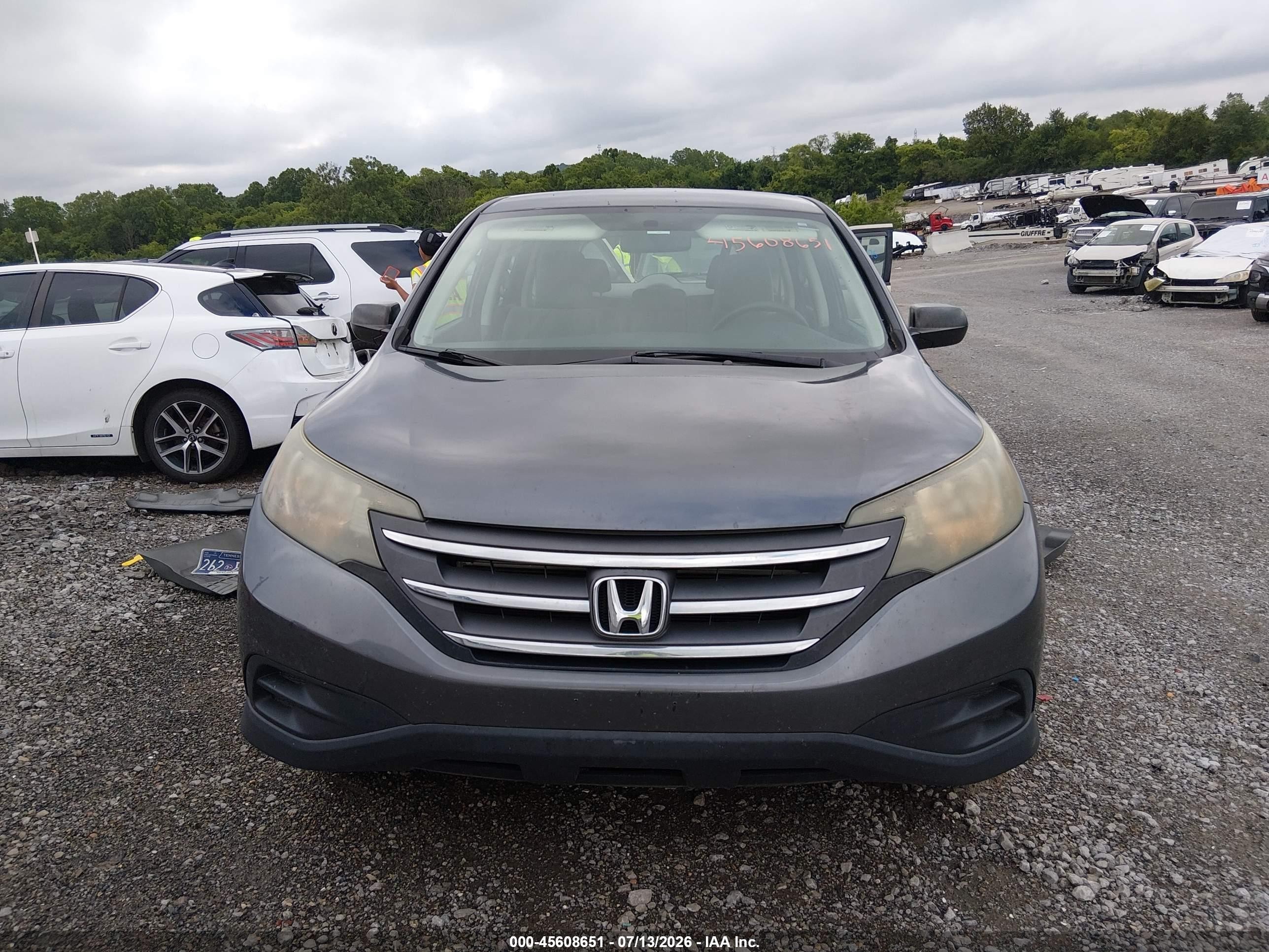 2014 Honda Cr-v Lx Серый vin: 3CZRM3H35EG704607