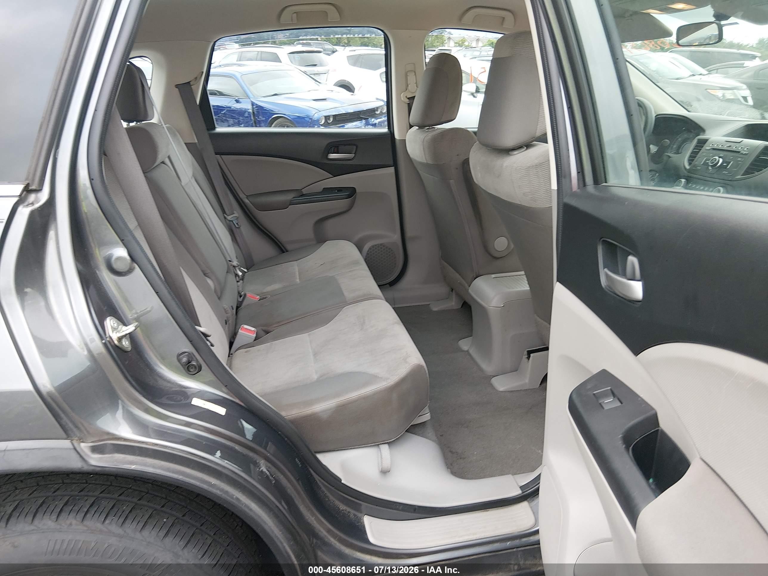 2014 Honda Cr-v Lx Серый vin: 3CZRM3H35EG704607
