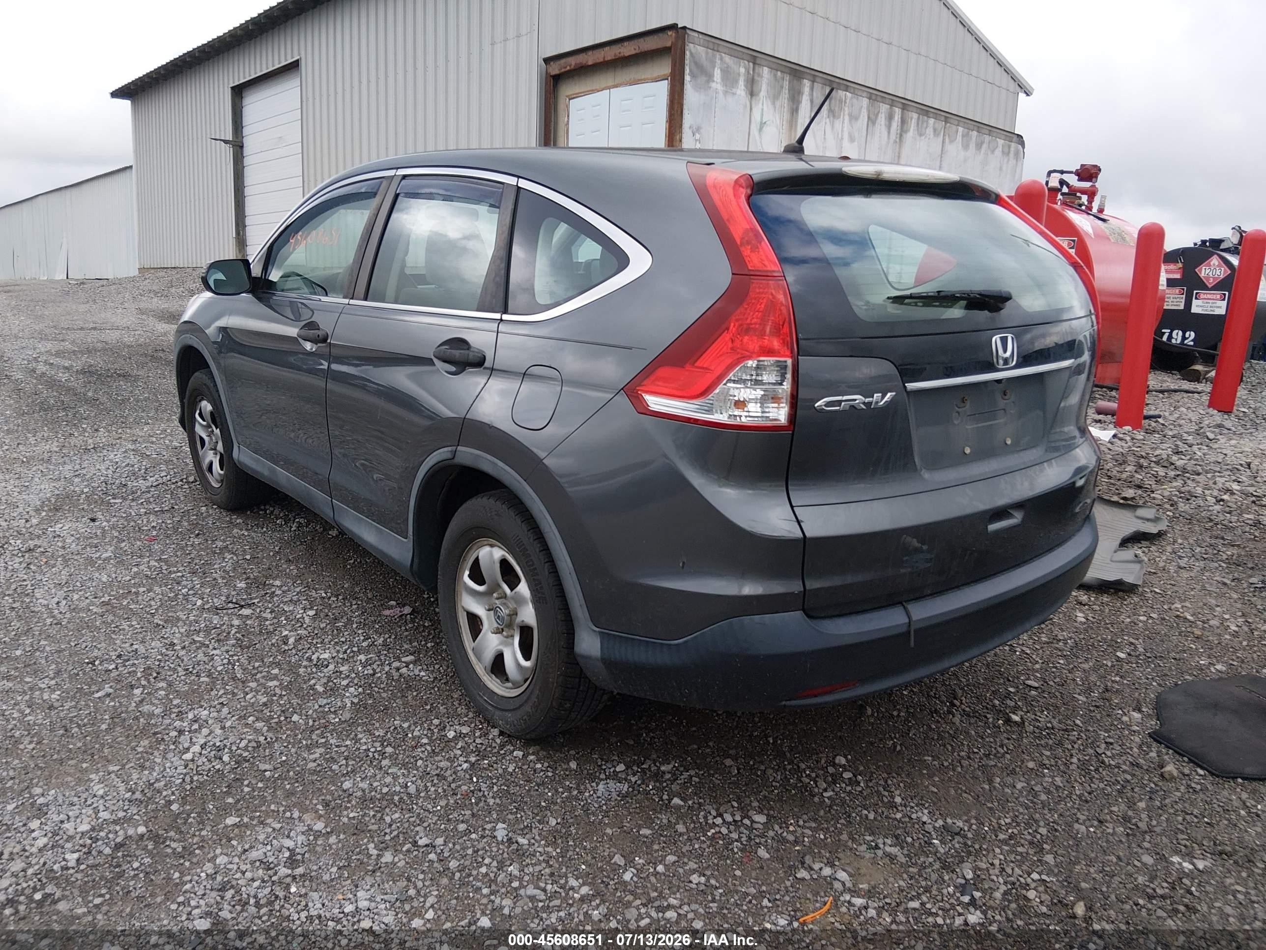 2014 Honda Cr-v Lx Серый vin: 3CZRM3H35EG704607