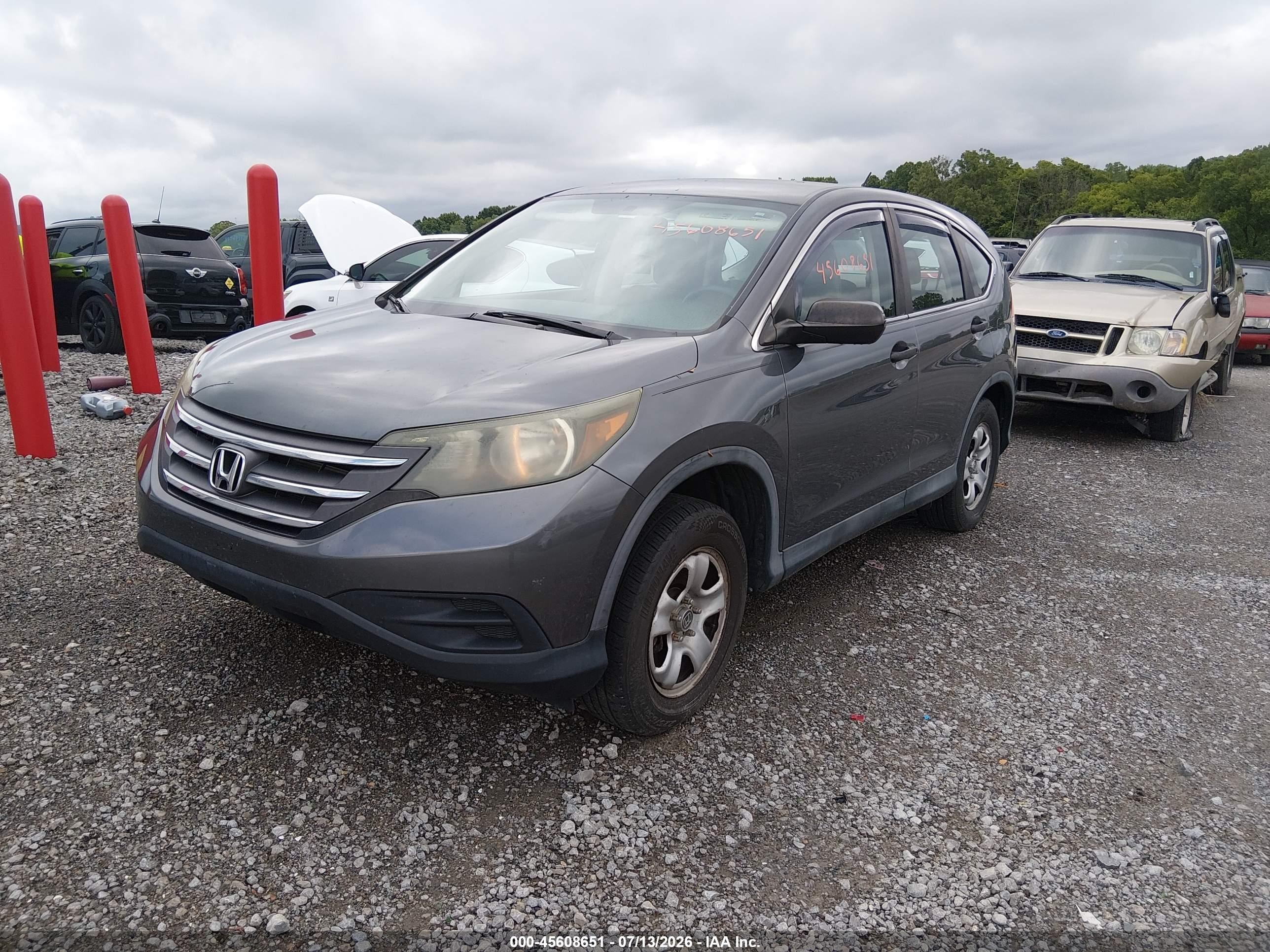 2014 Honda Cr-v Lx Серый vin: 3CZRM3H35EG704607